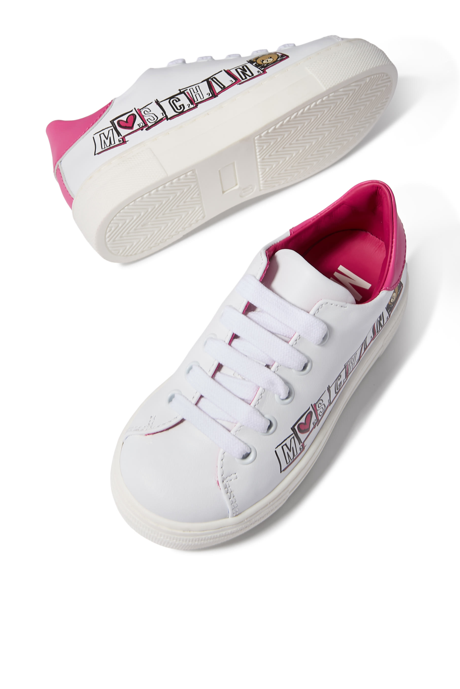 Kids Teddy Leather Sneakers