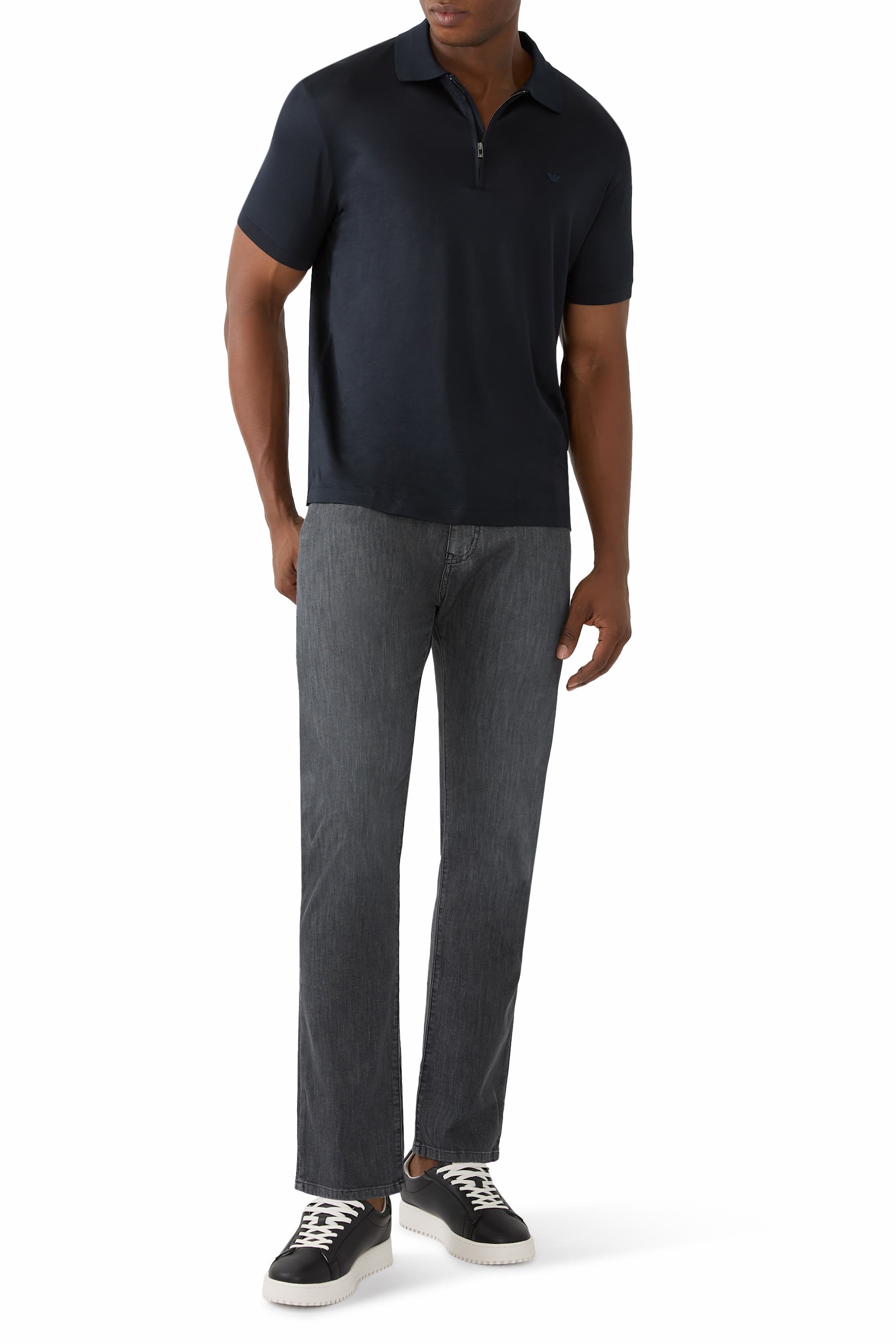 Half-Zip Polo Shirt