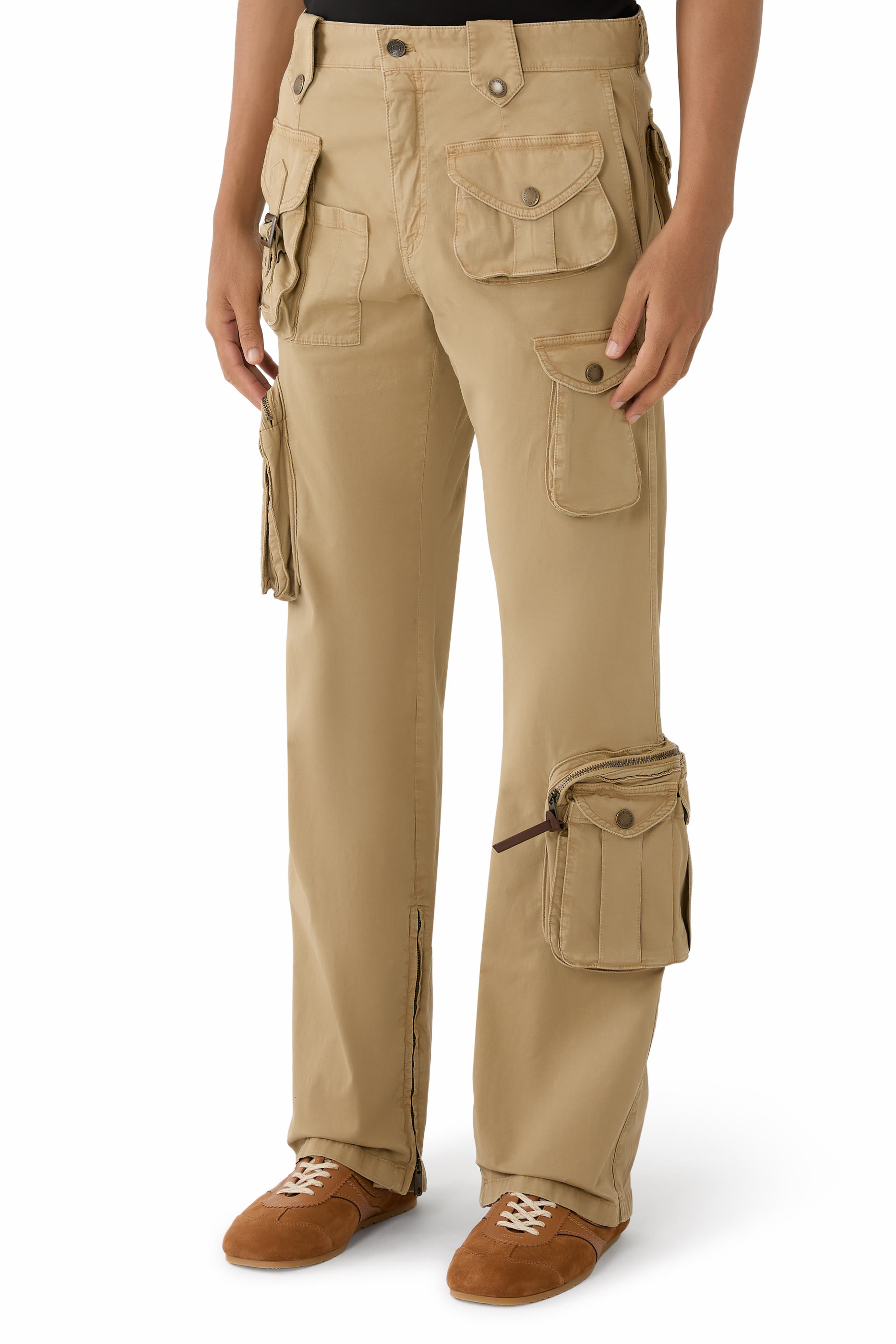 Logo Cargo Pants