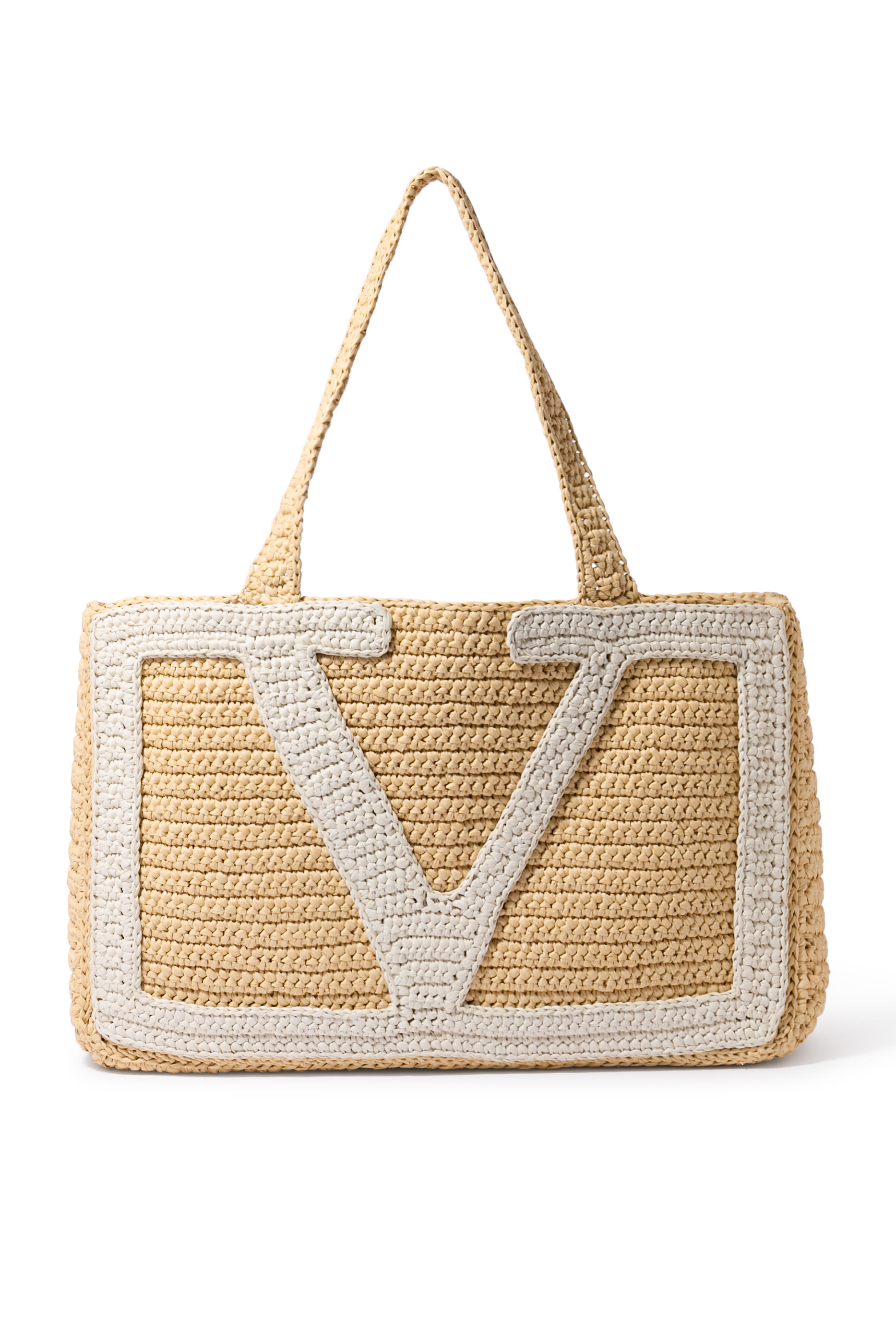 Viva Superstar Large Raffia Shopping Bag