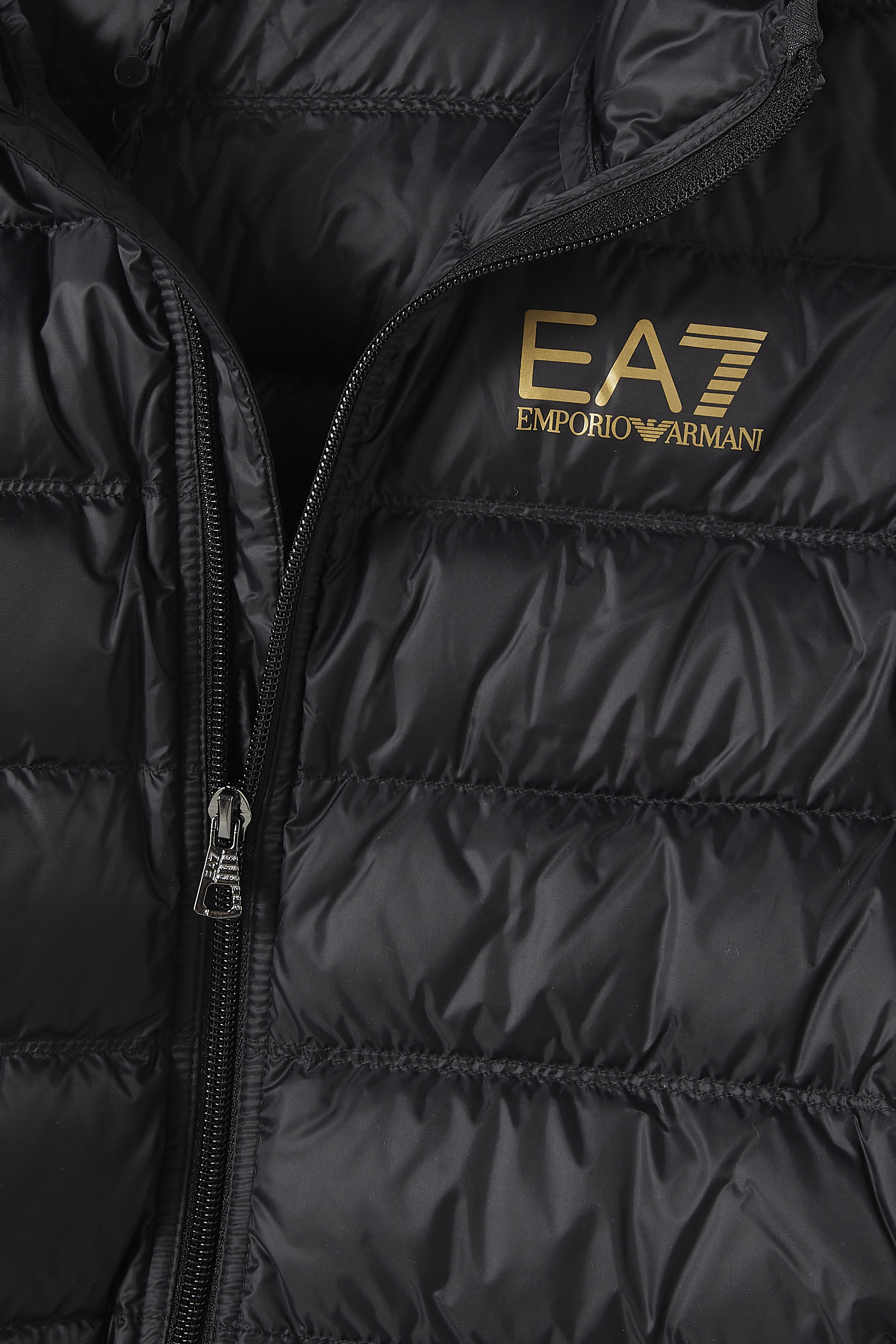 Kids EA7 Logo Hooded Jacket