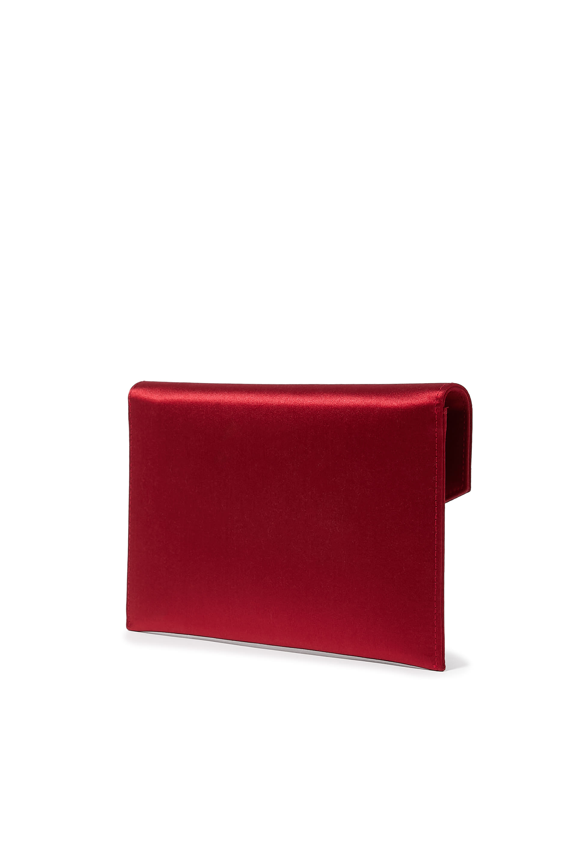 Satin Bow Envelope Clutch