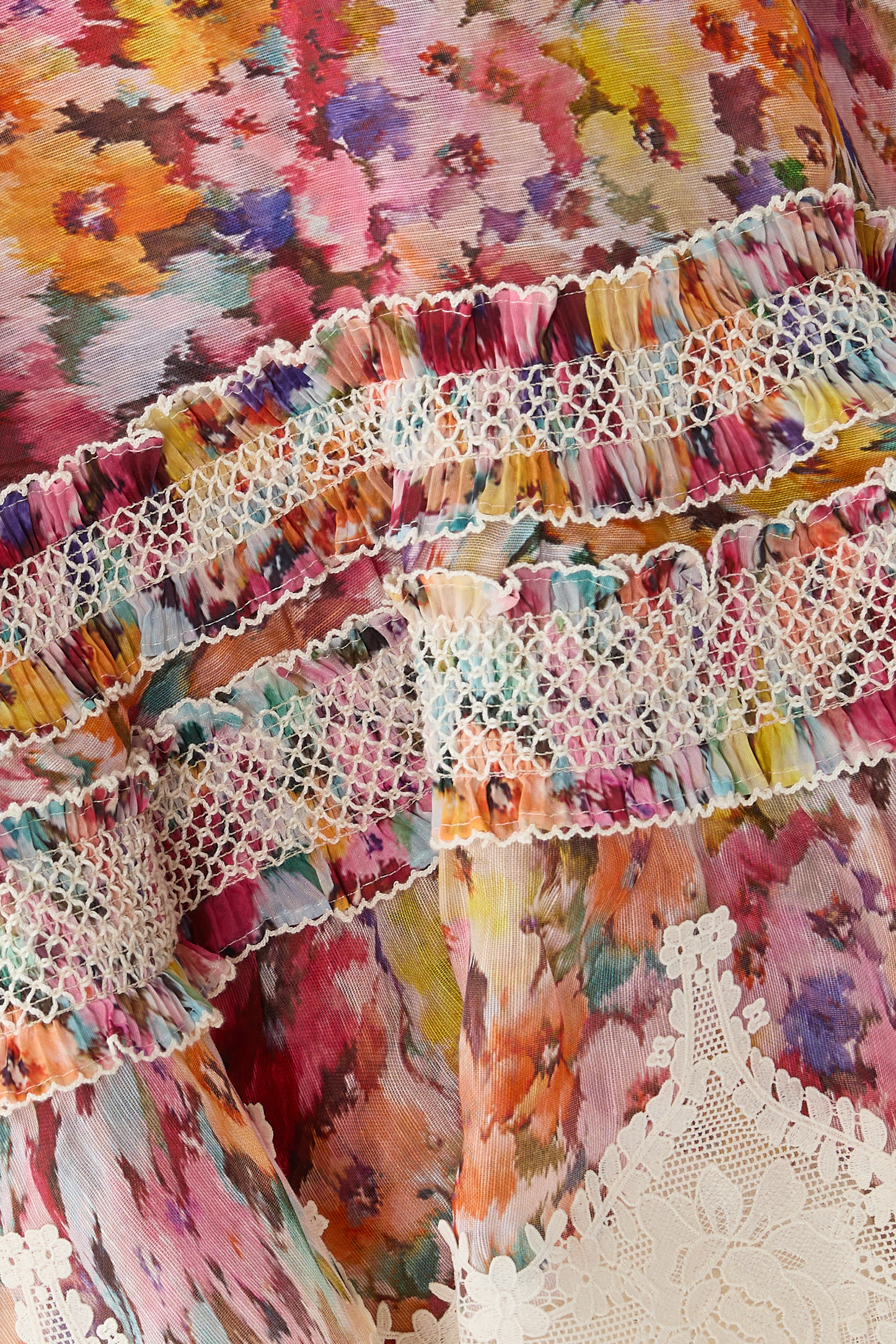 Luna Shirred Lantern Dress