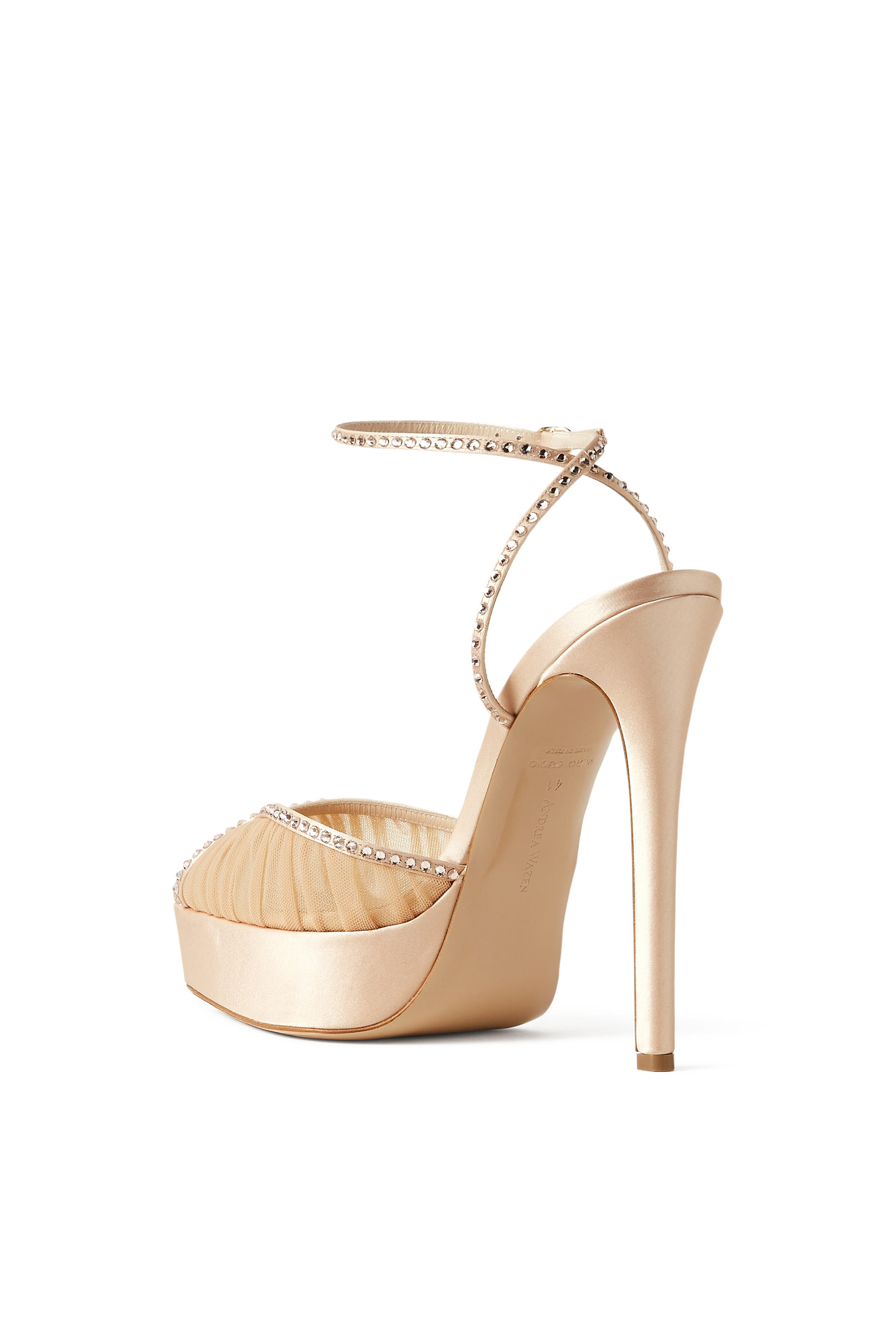 Katy 105 Tulle Platform Sandals