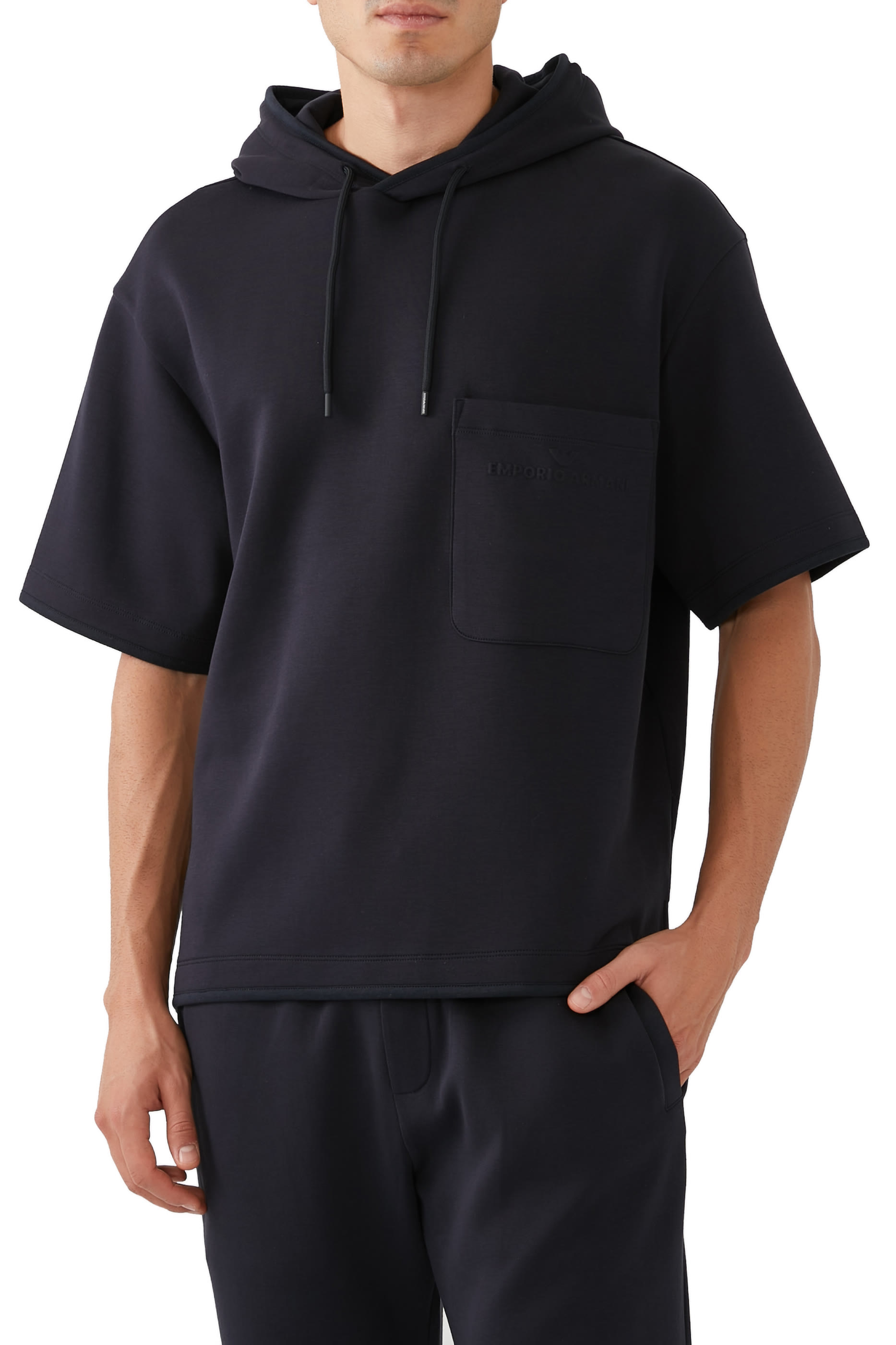 Micro EA Logo Hoodie