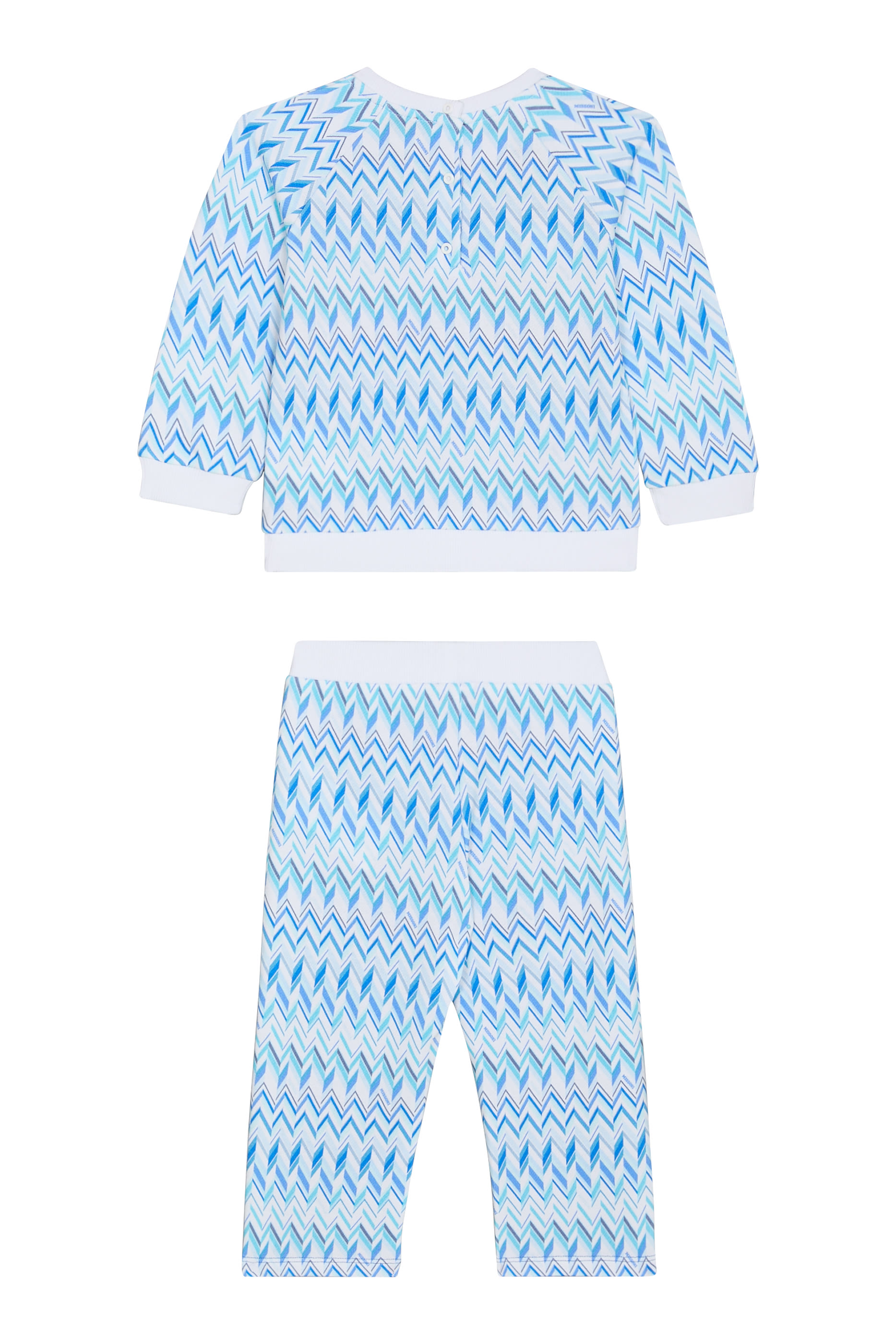 Kids Chevron Printed Tracksuit Set 