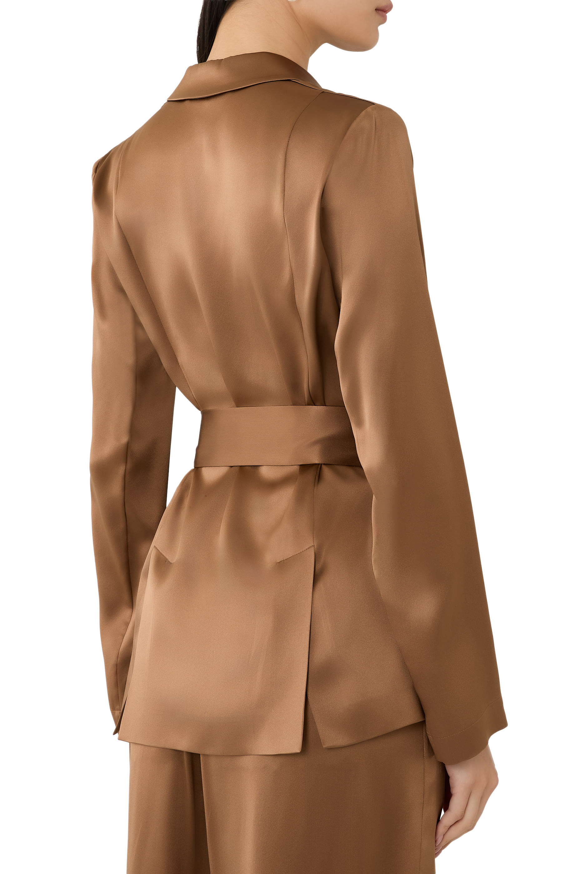 Archer Silk Satin Jacket