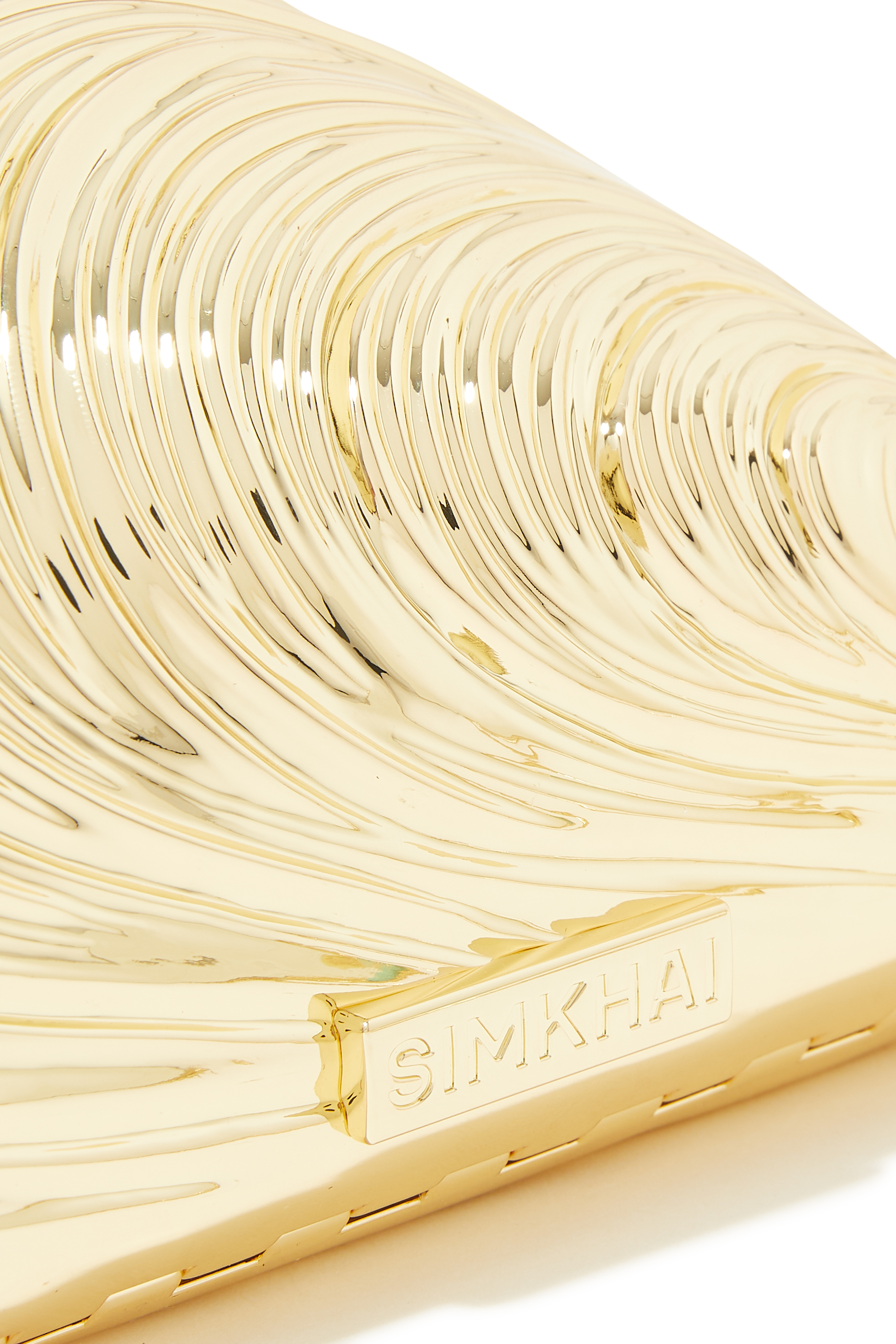 Bridget Metal Shell Clutch