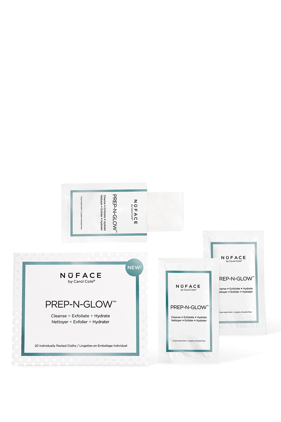 Prep-N-Glow Cleansing Cloth, Pack of 20