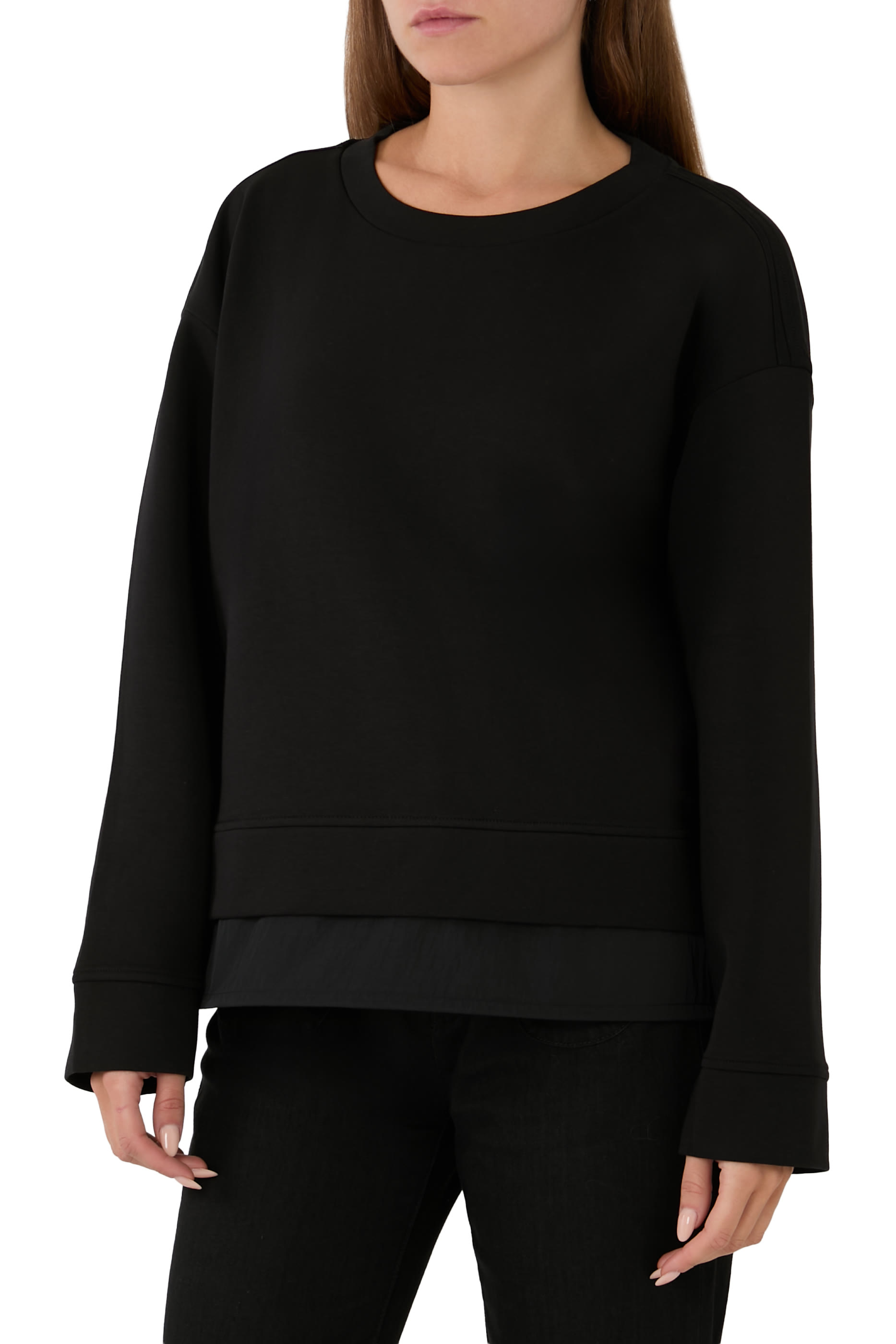 Drawstring Hem Sweatshirt