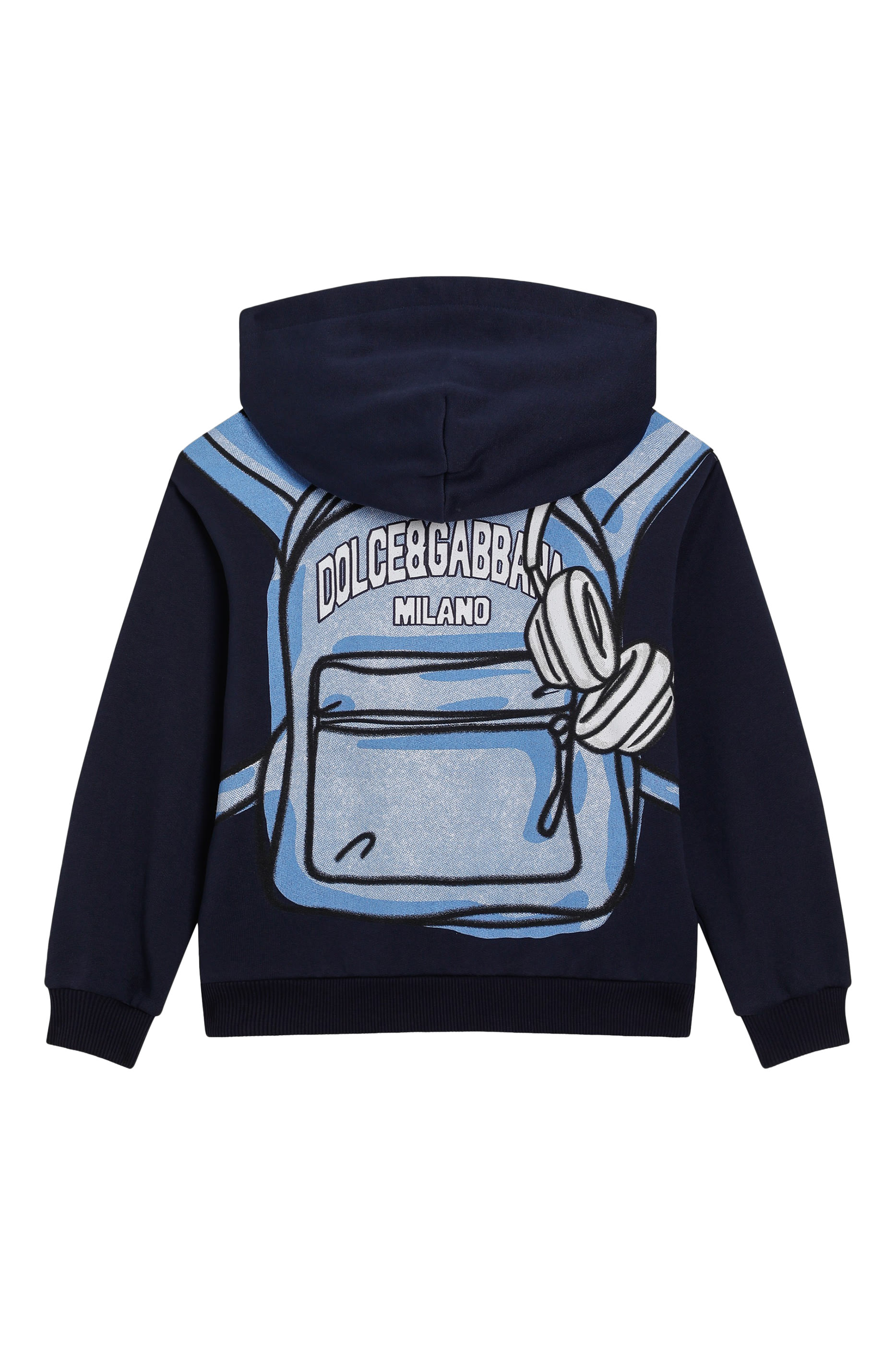 Kids Printed Hooded Sweatshirt