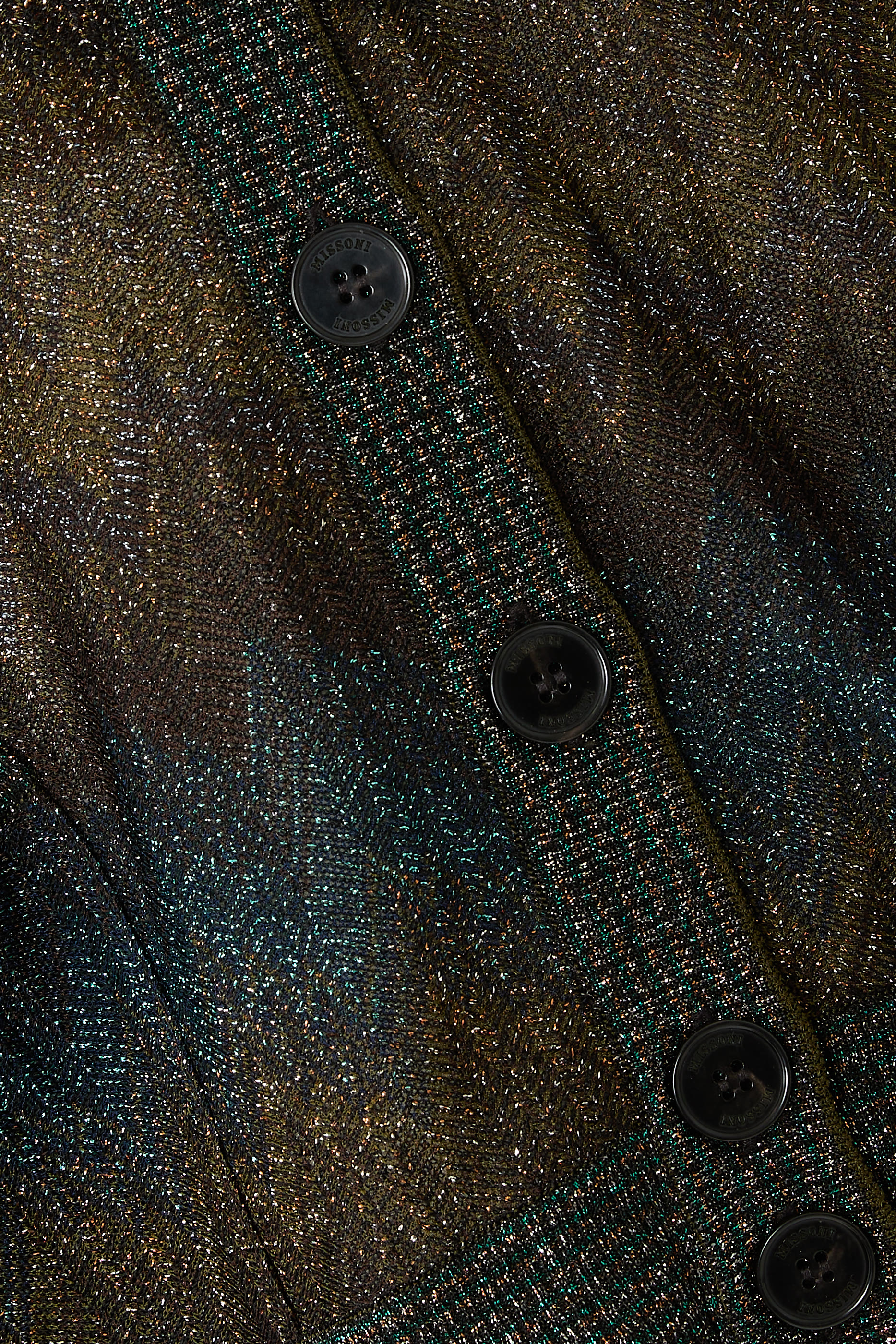 Snake-Pattern Oversized Cardigan 