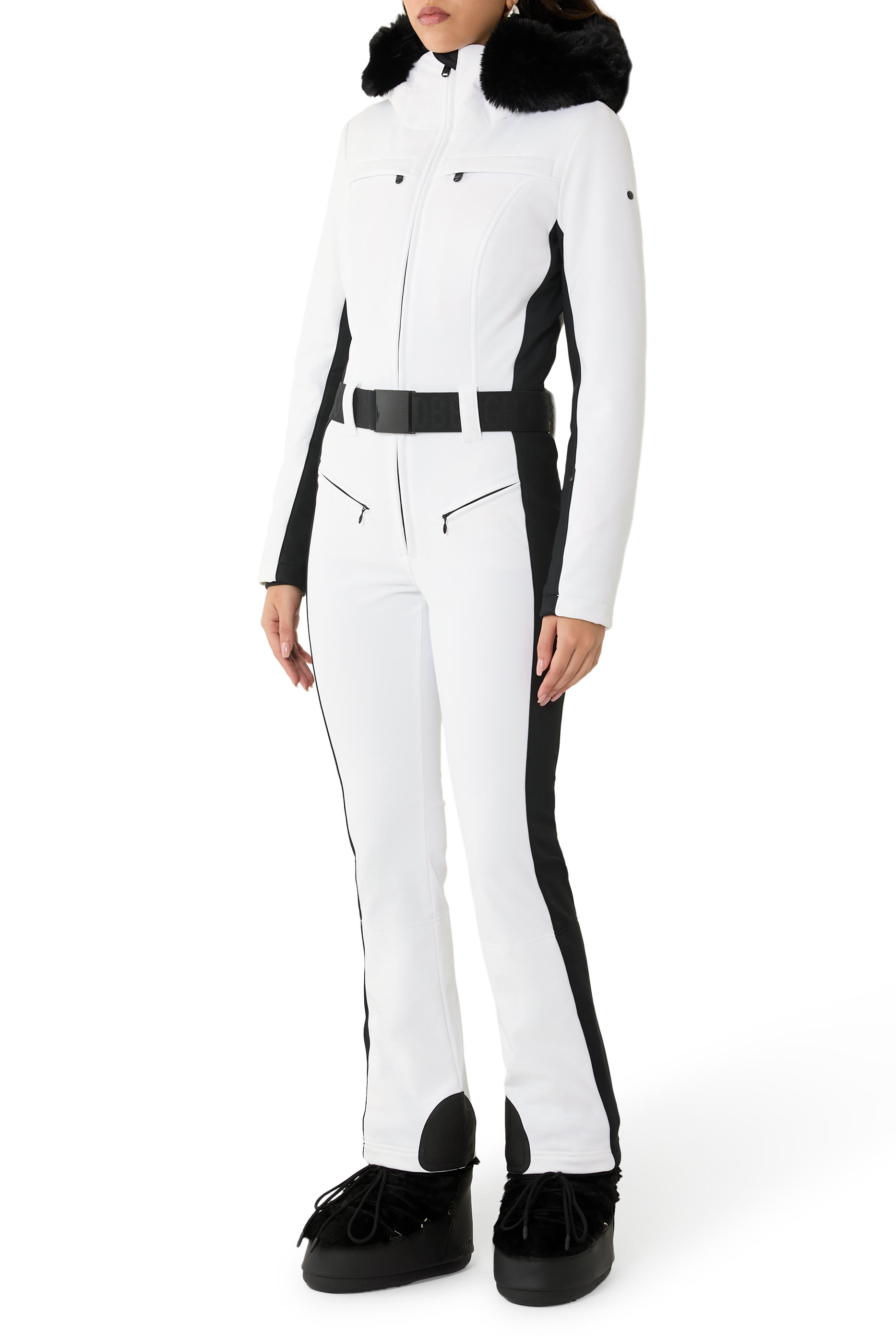 Parry Ski Suit with Faux Border