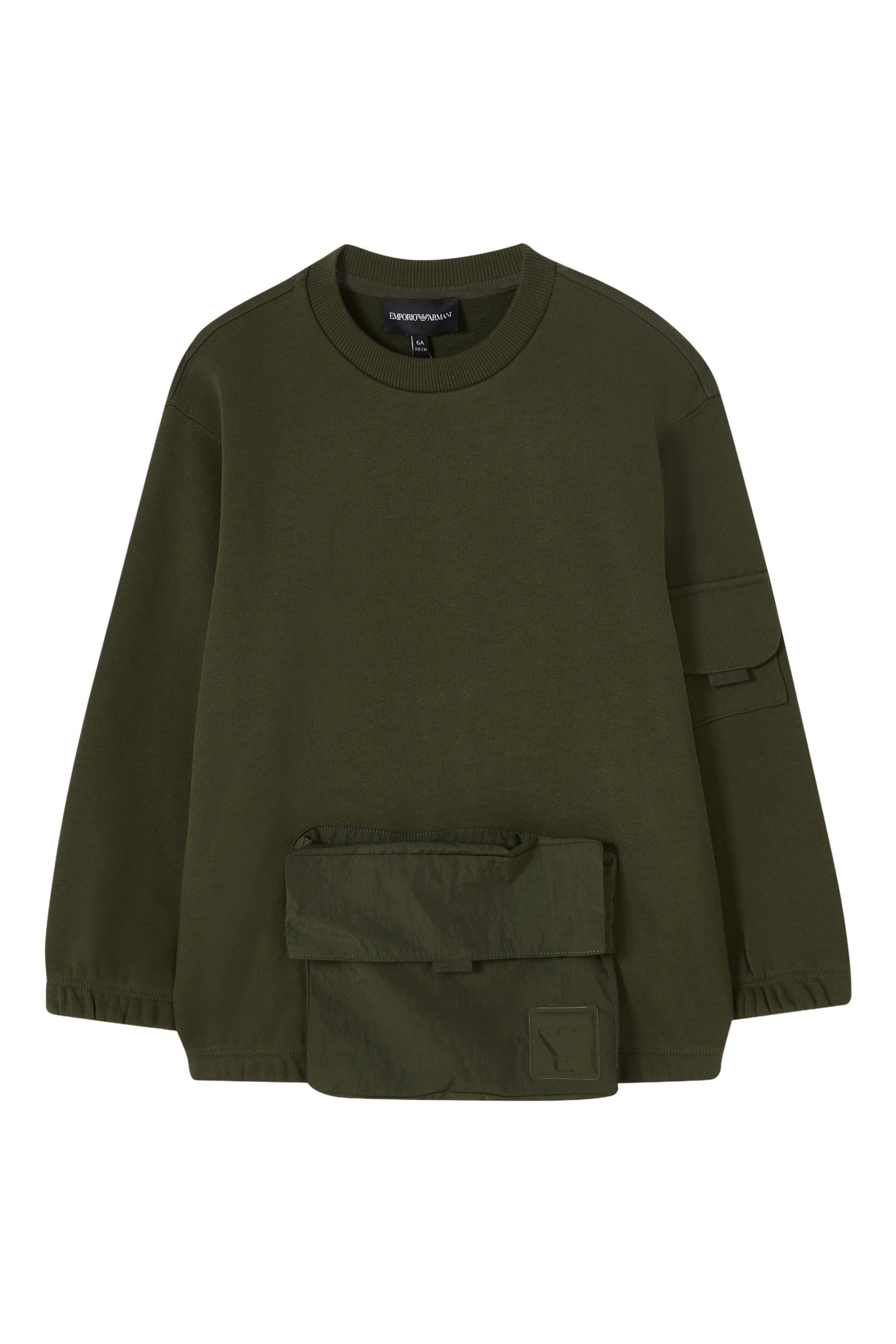 Kids Cargo-Pocket Sweatshirt