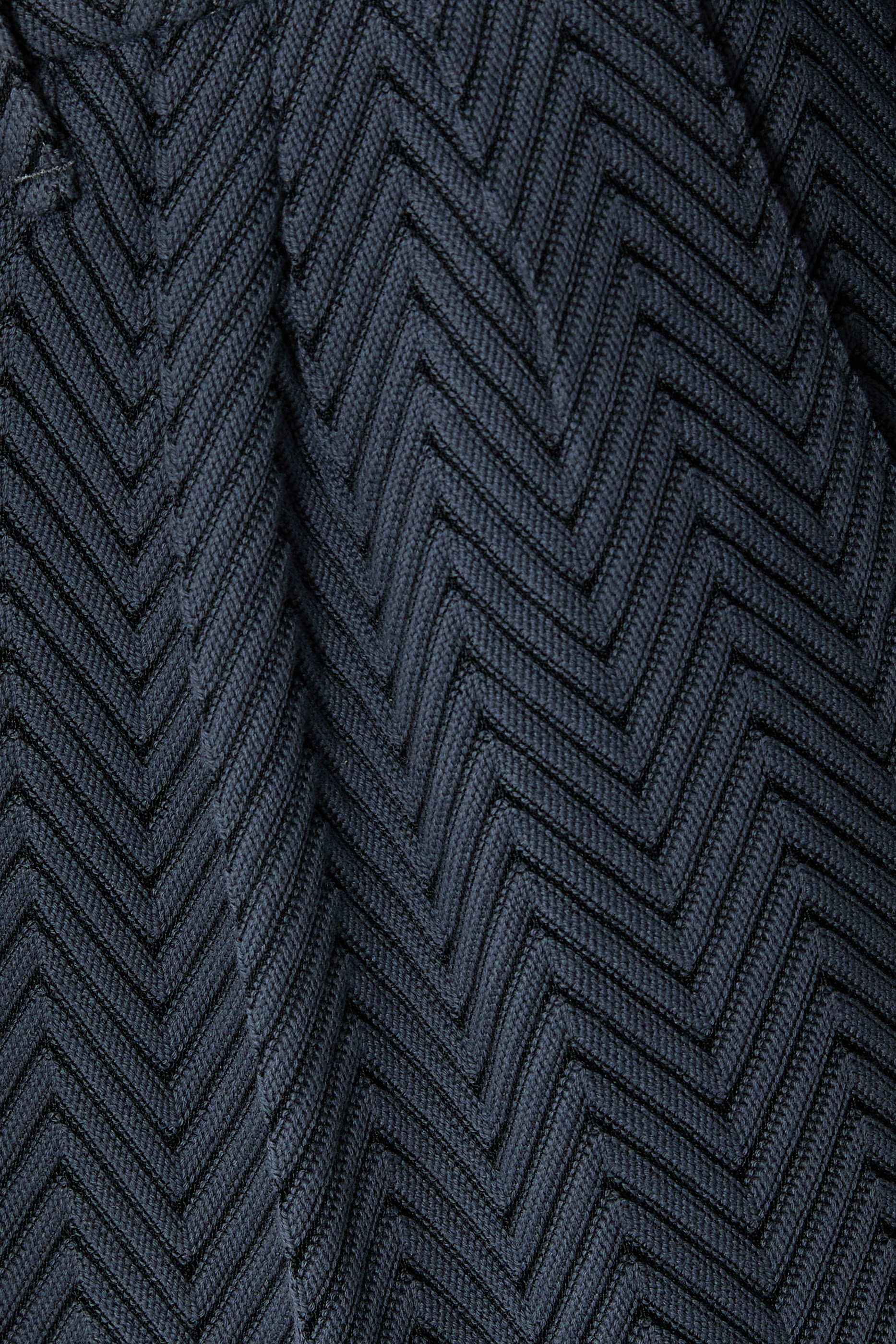 Zigzag Pattern Tailored Pants