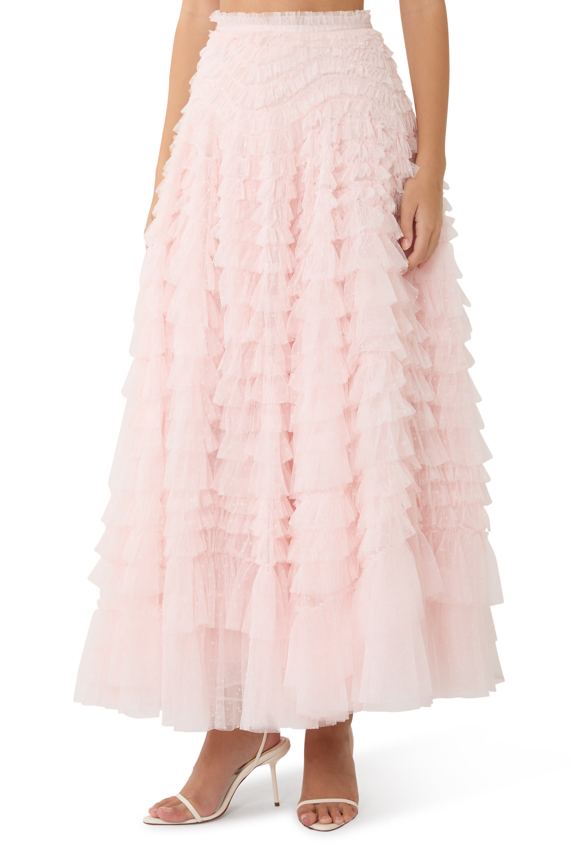 Hattie Ruffle Ankle Skirt