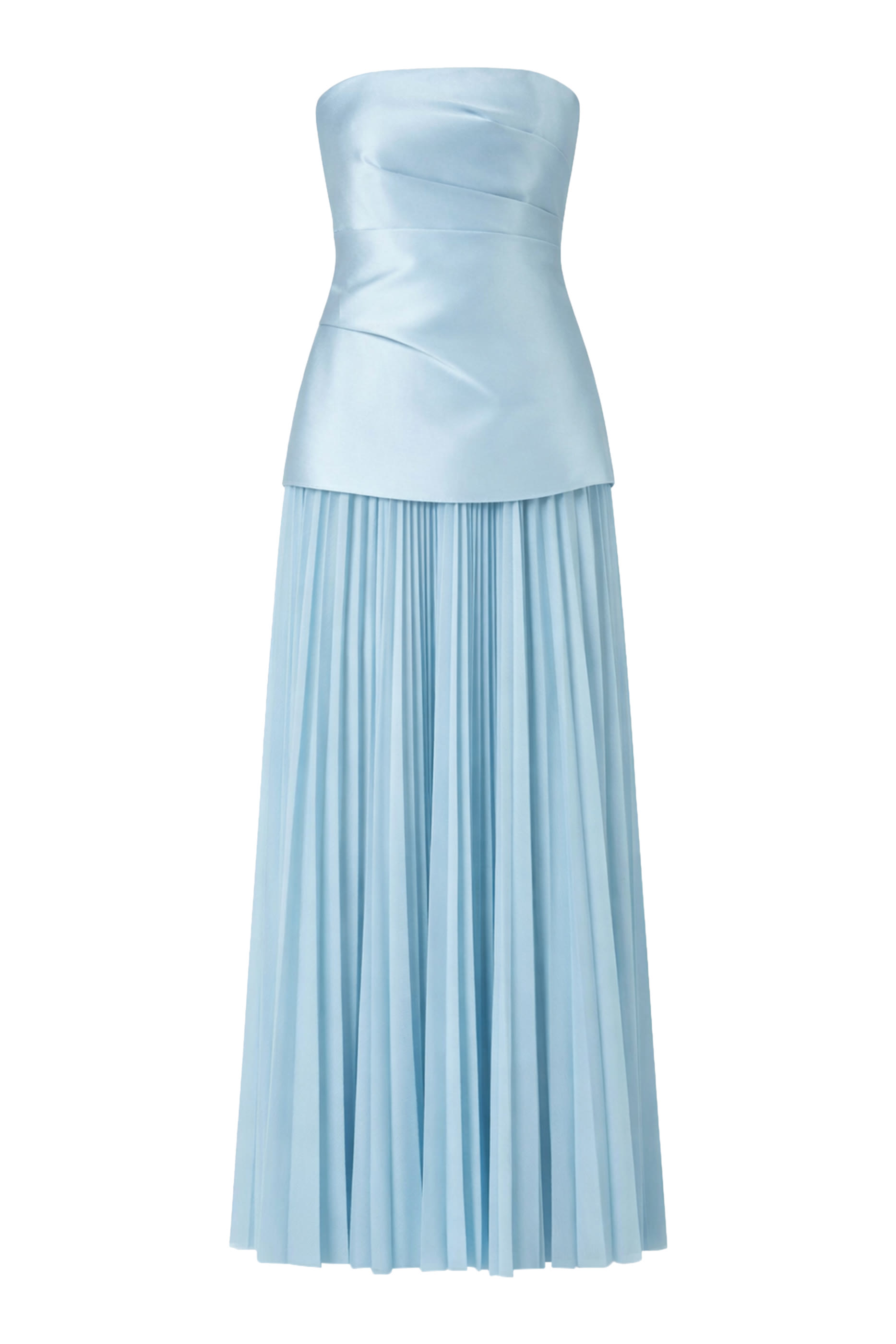 Claudette Pleated Skirt Gown