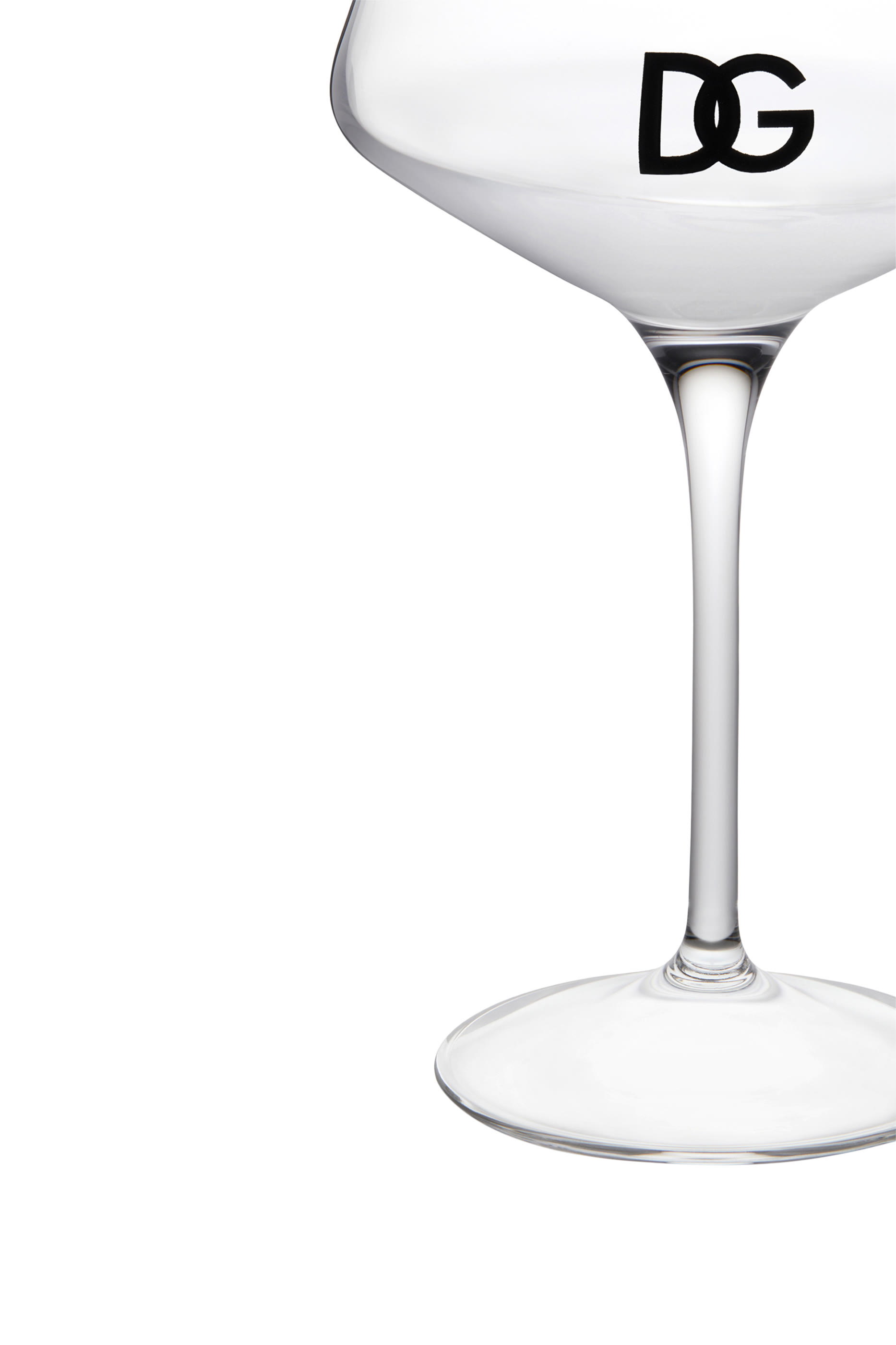 Logo Champagne Saucers, Set of 2