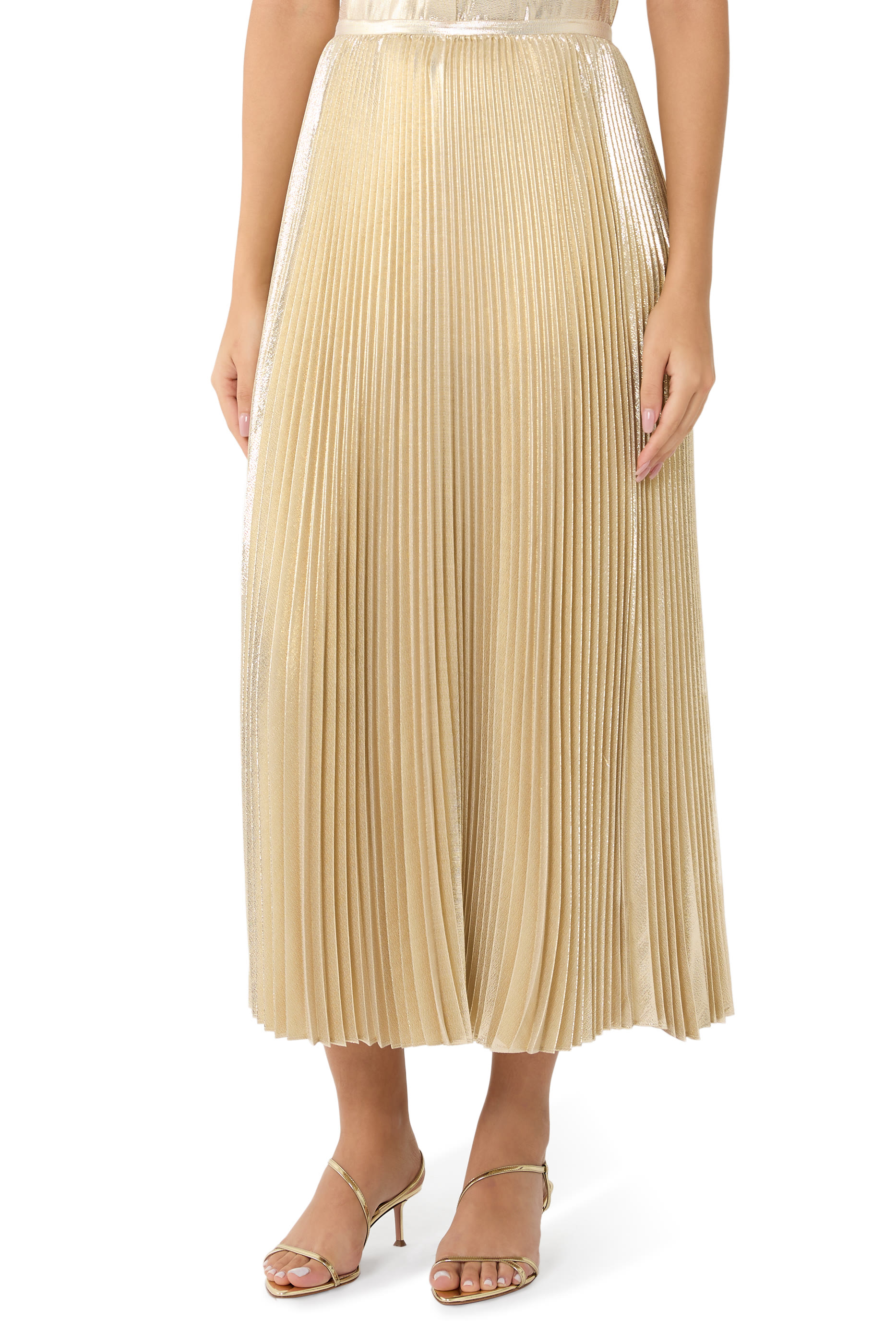 Essai Lam&eacute; Silk Skirt 