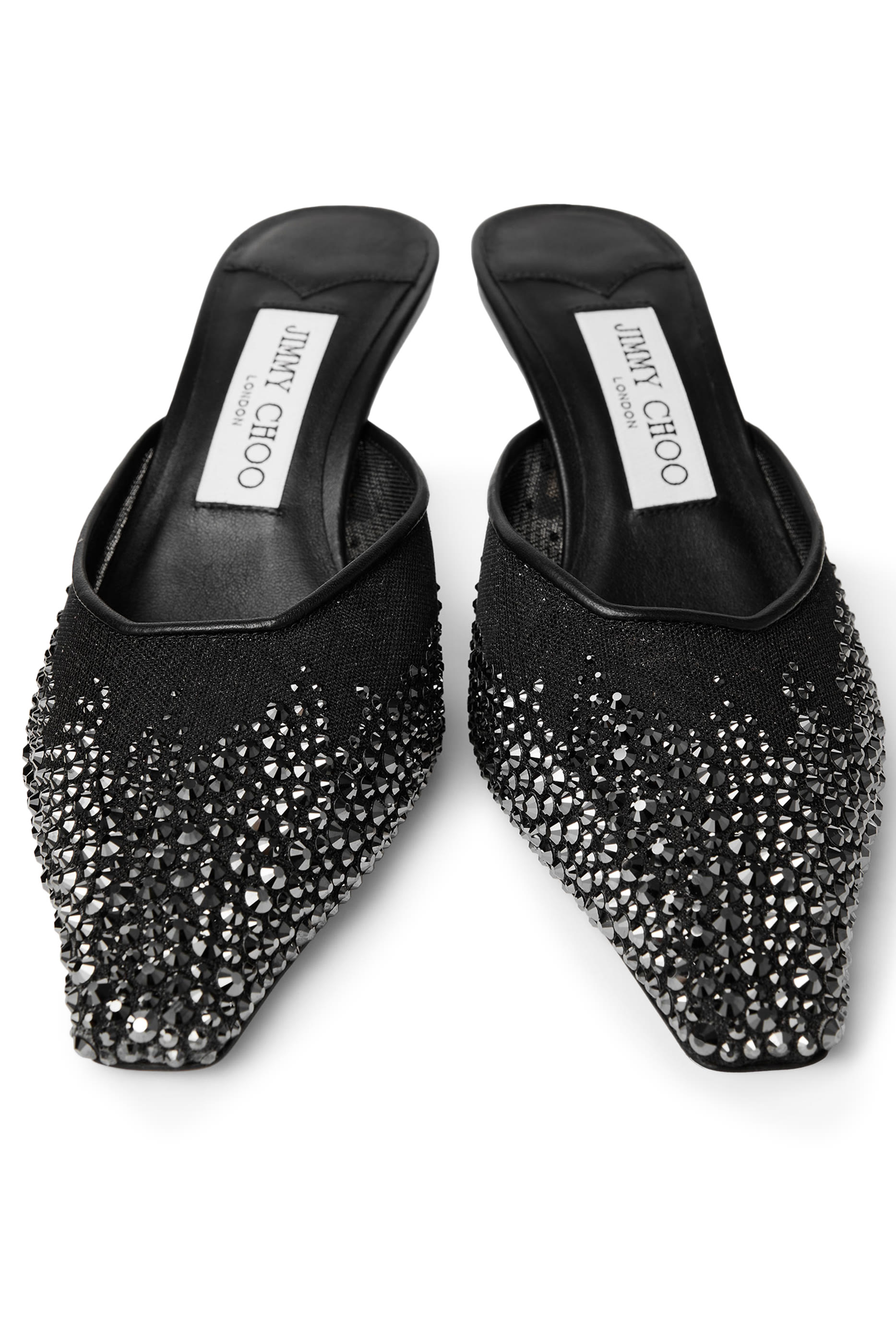 Vivi 65 Crystal Mesh Mule Pumps