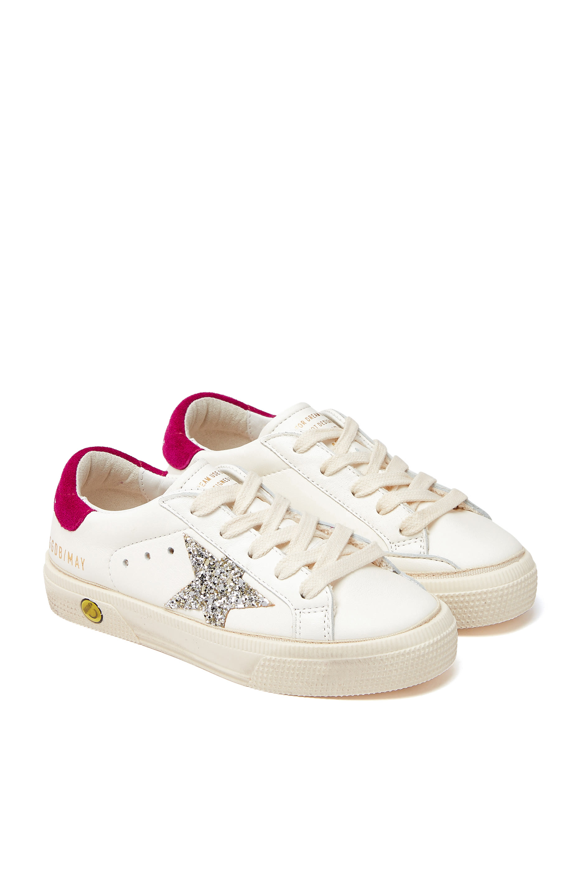 Kids May Nappa Leather Sneakers