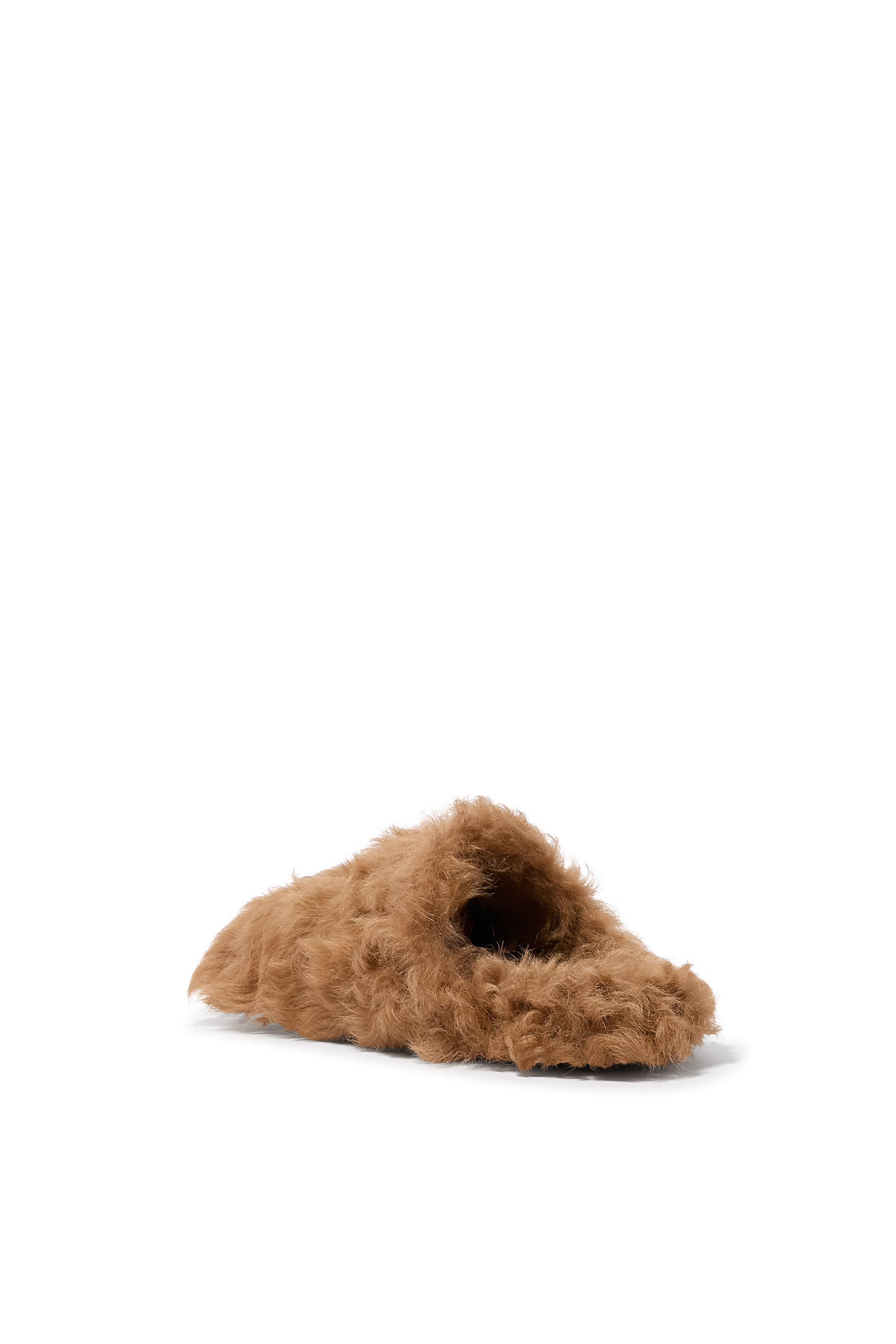 Round-Toe Wool Mules