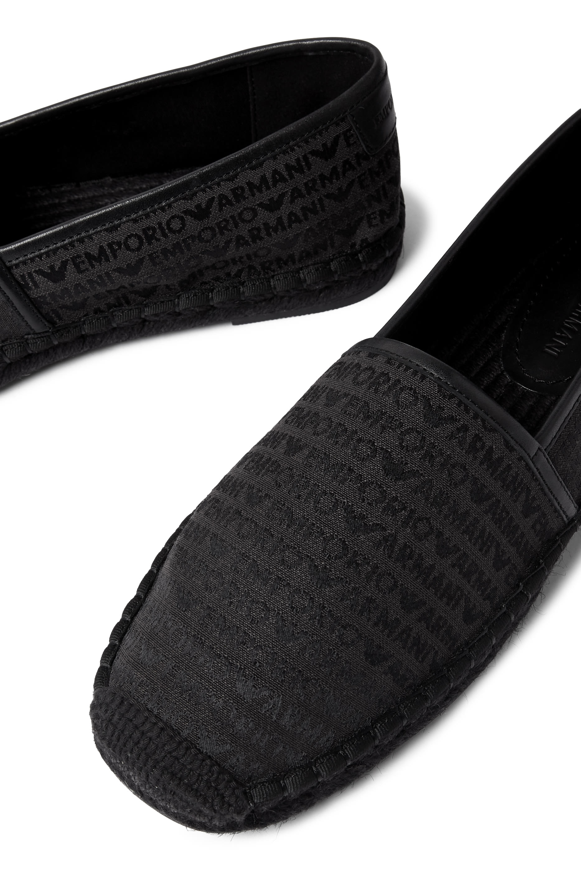 All-Over Logo Lettering Jacquard Espadrilles