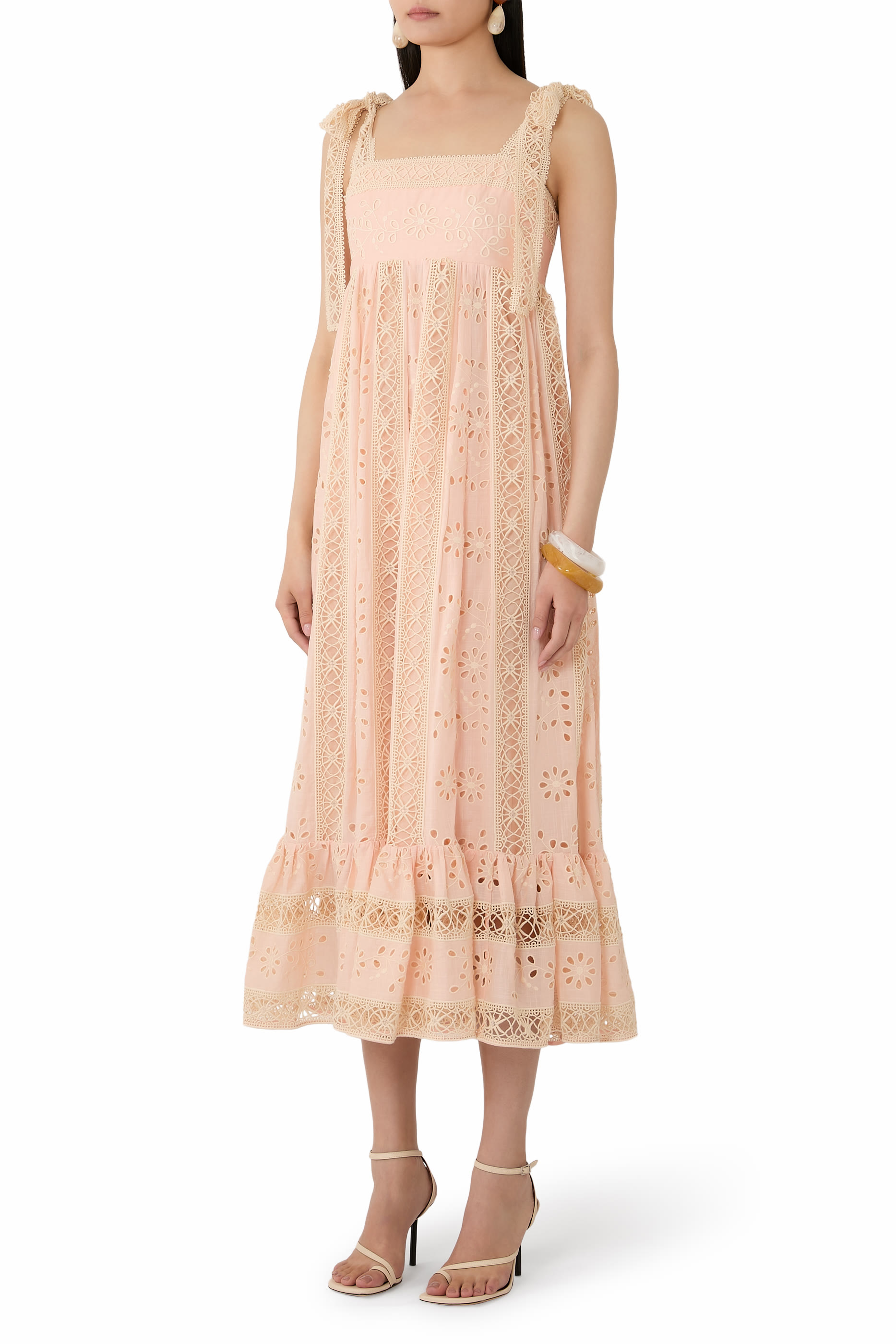  Awaken Textured Stripe Maxi Dress