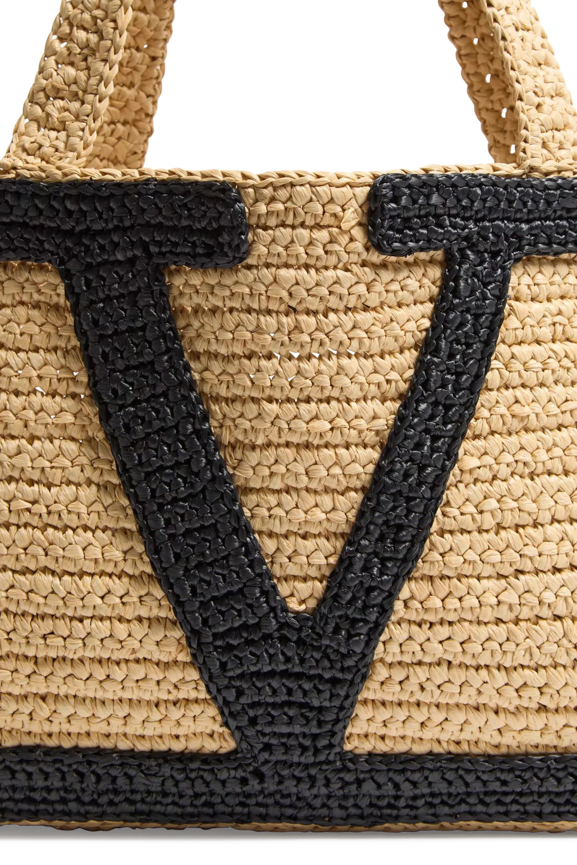 Viva Superstar Medium Shopping Bag in Raffia