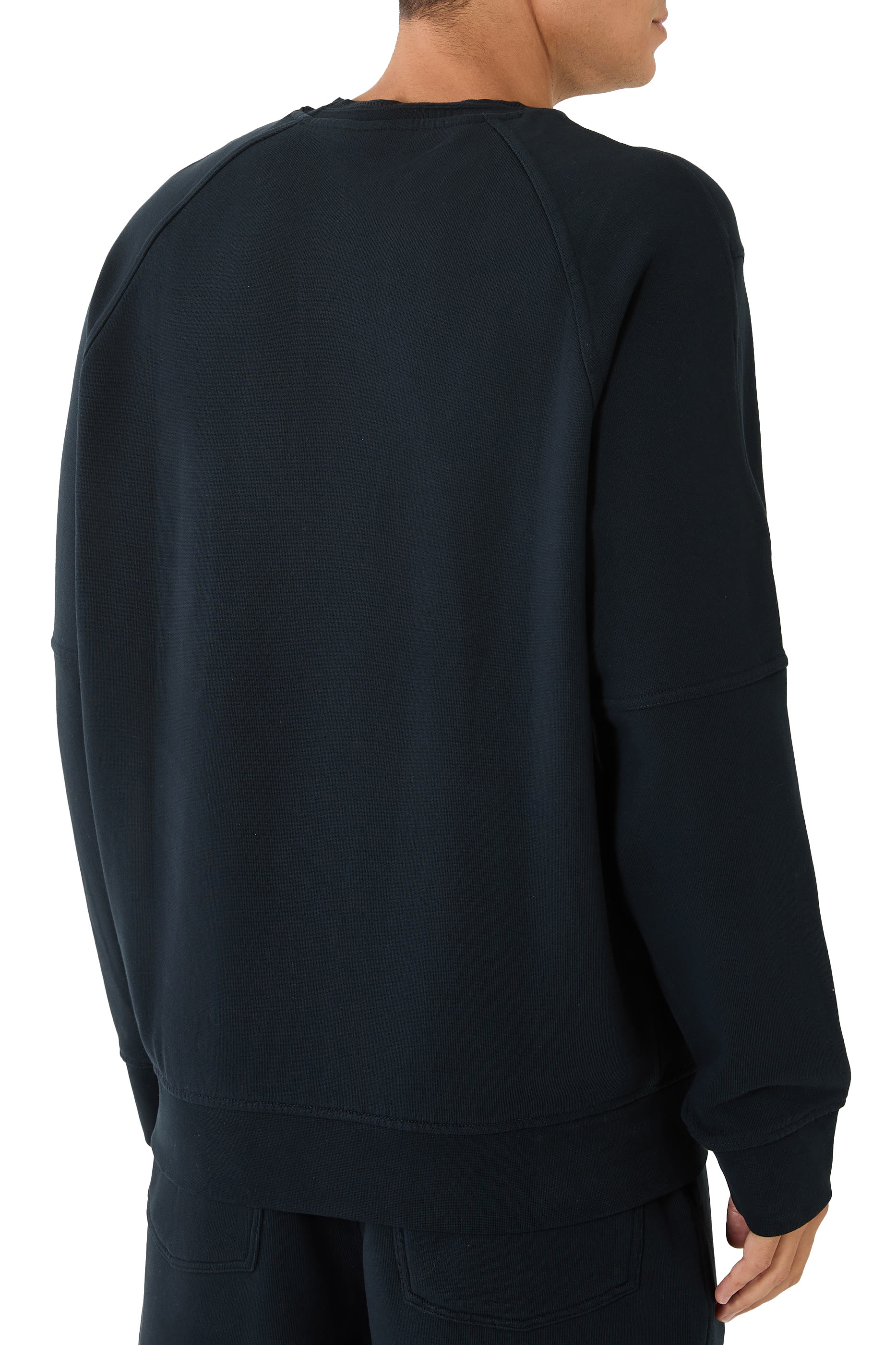 Shield Embroidery French Terry Jersey Sweatshirt