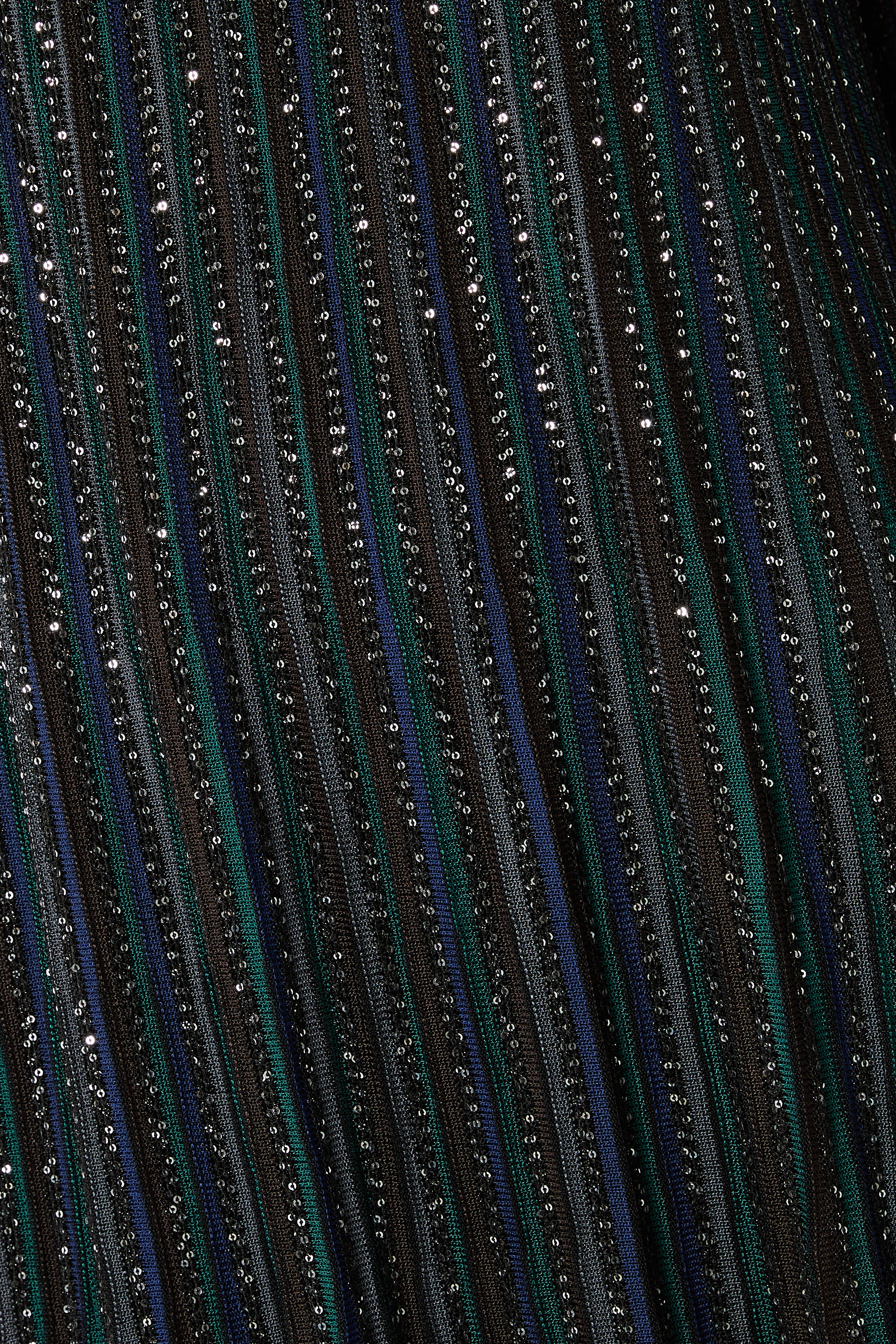 Pleated Sequin Dress