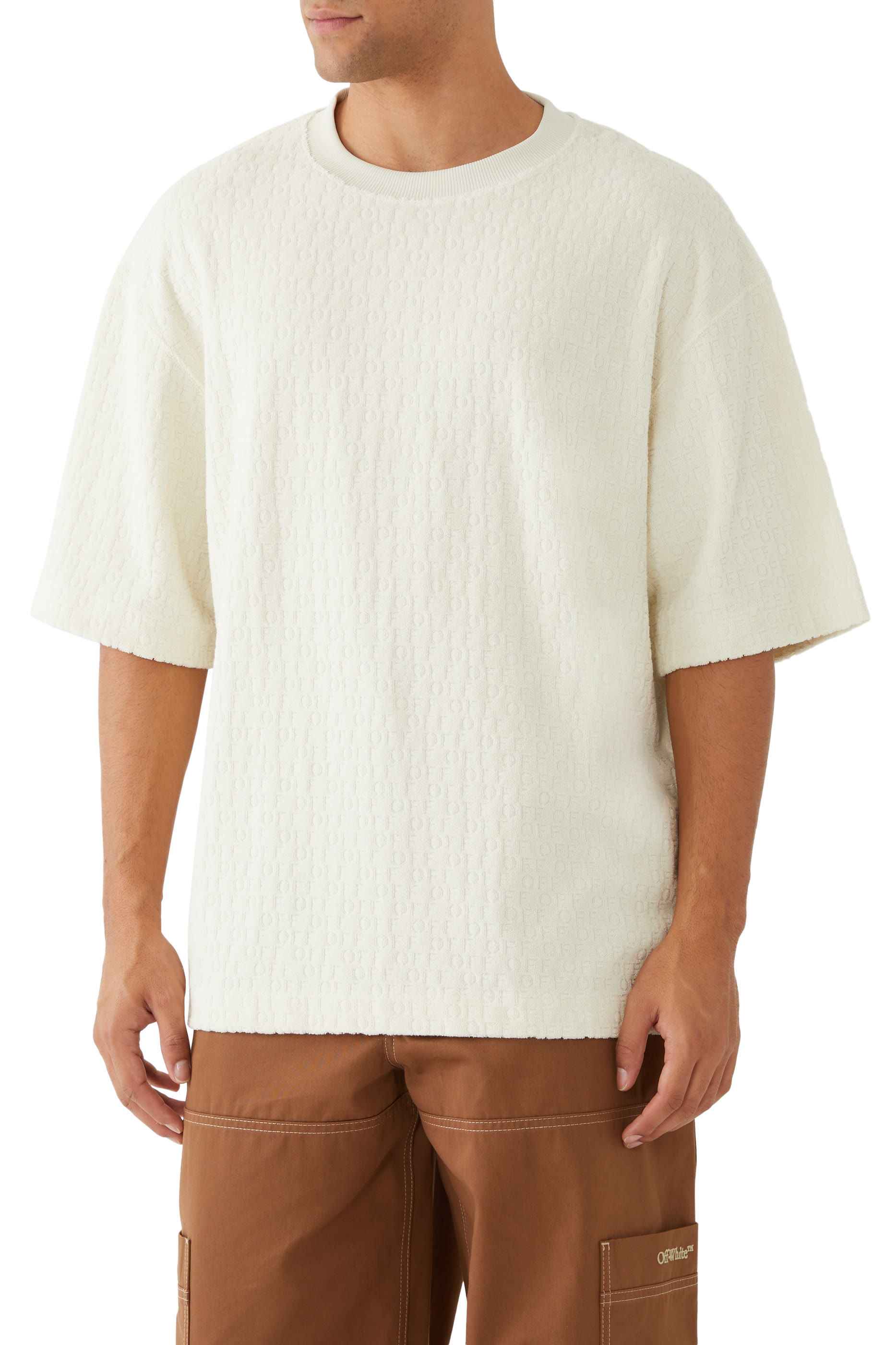 Terry Off Short Sleeve T-Shirt