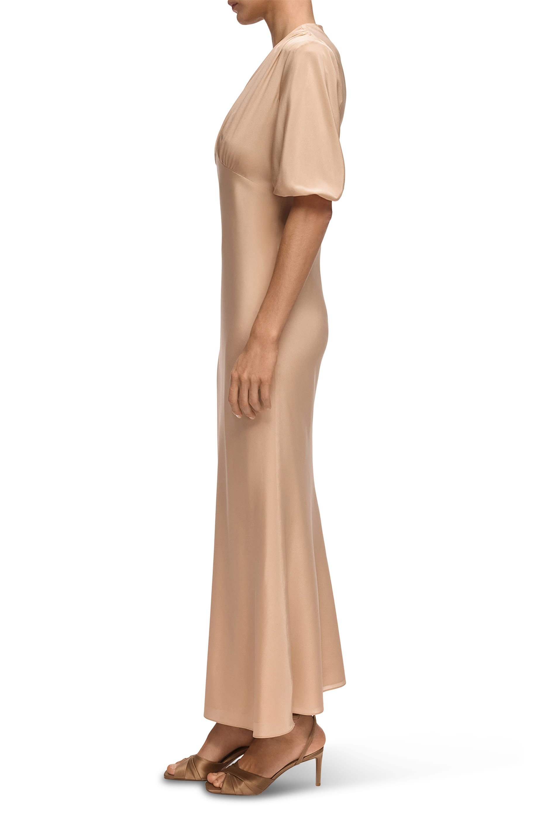 Madeleine Mulberry Silk Dress