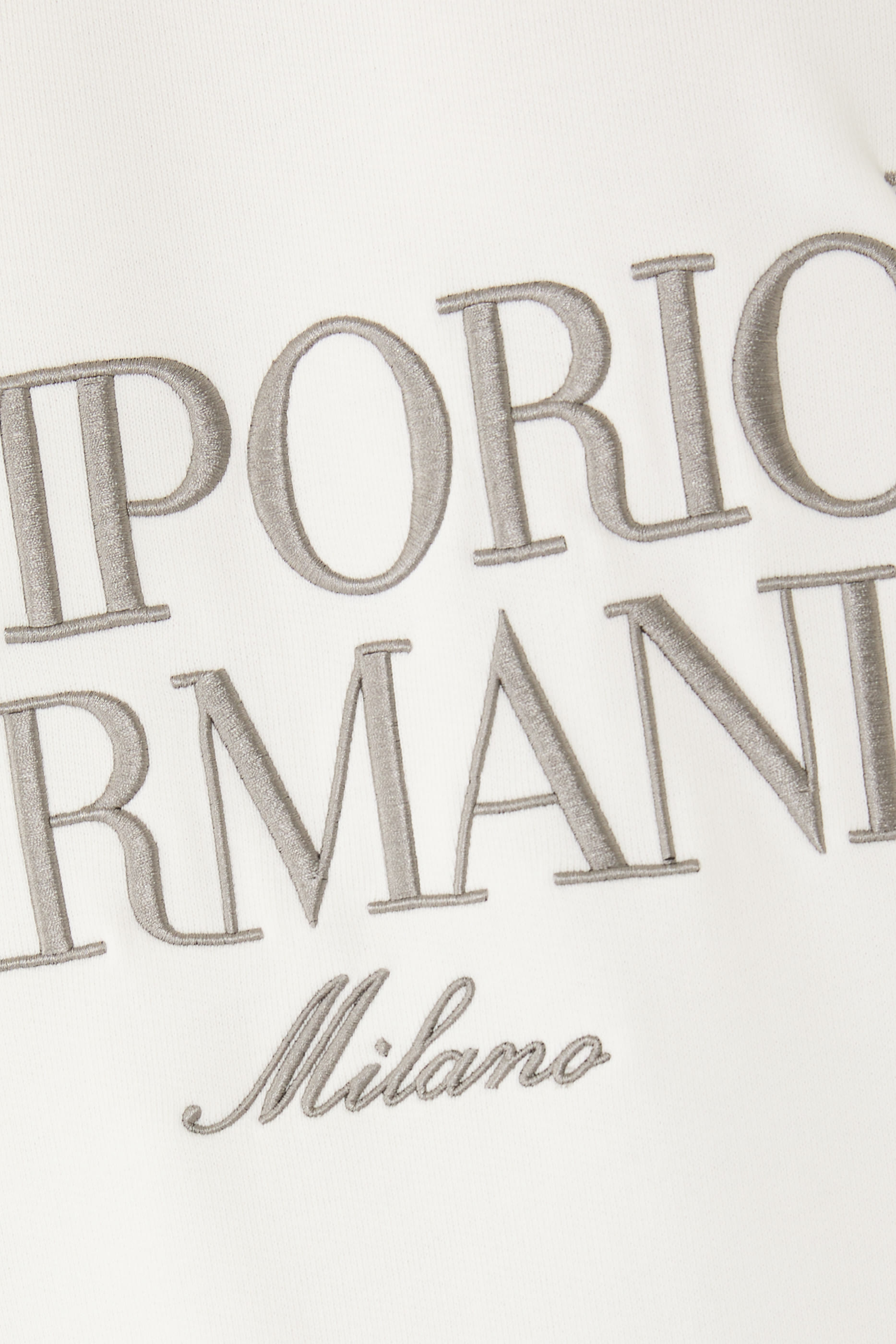 Embroidered Logo French Terry Jersey Sweatshirt