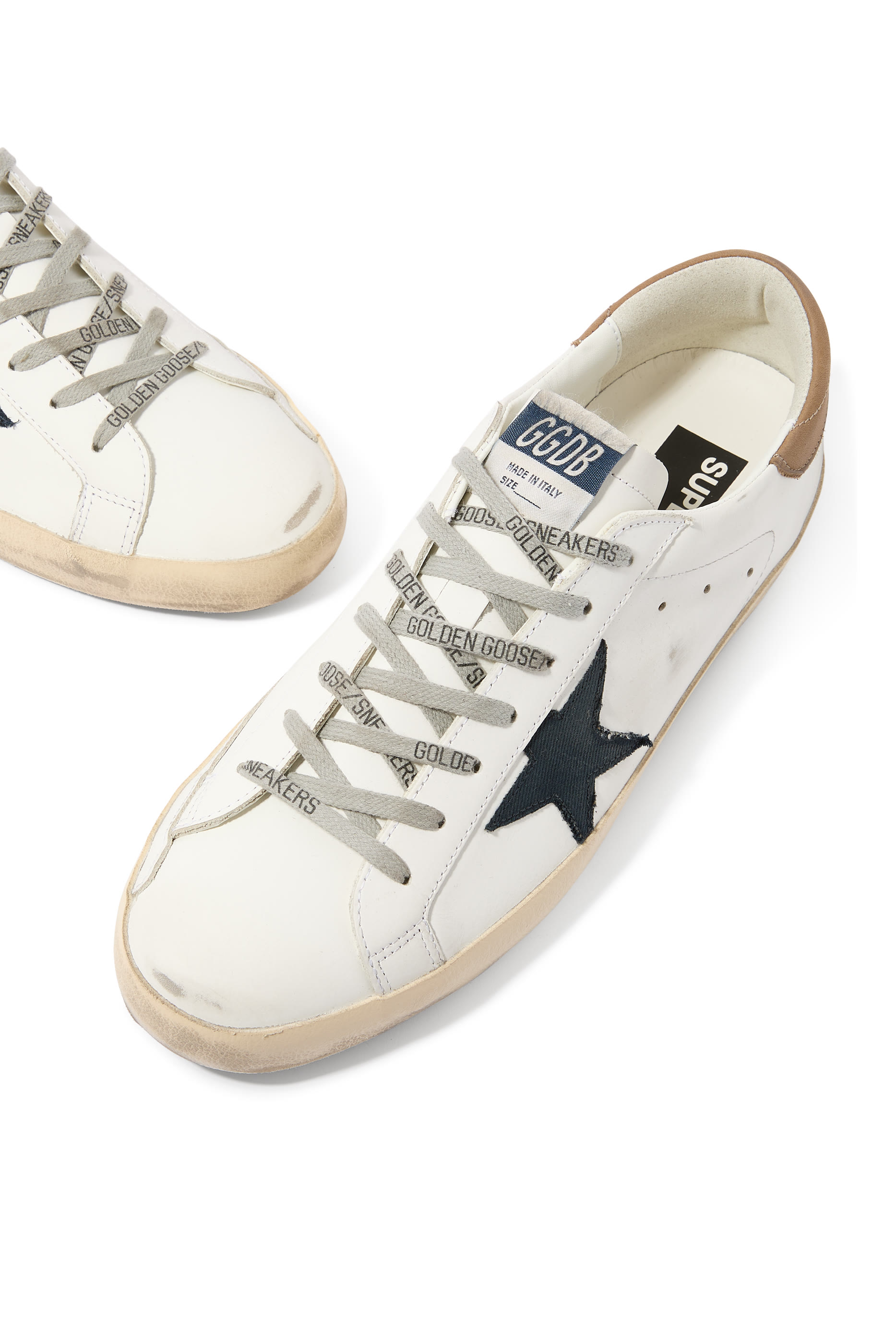 Men&rsquo;s Super-Star Leather Sneakers