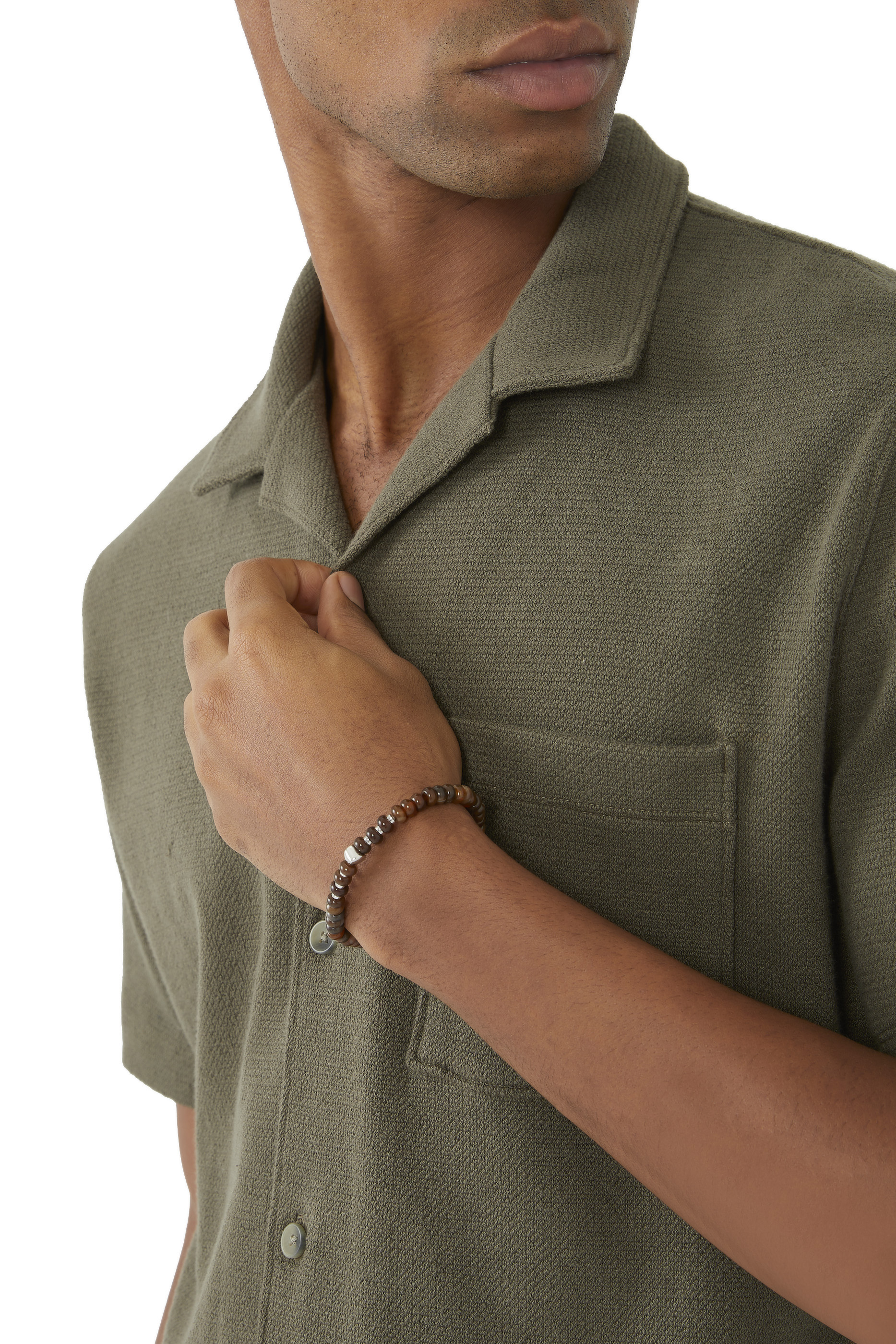 Beaded Disc Bracelet