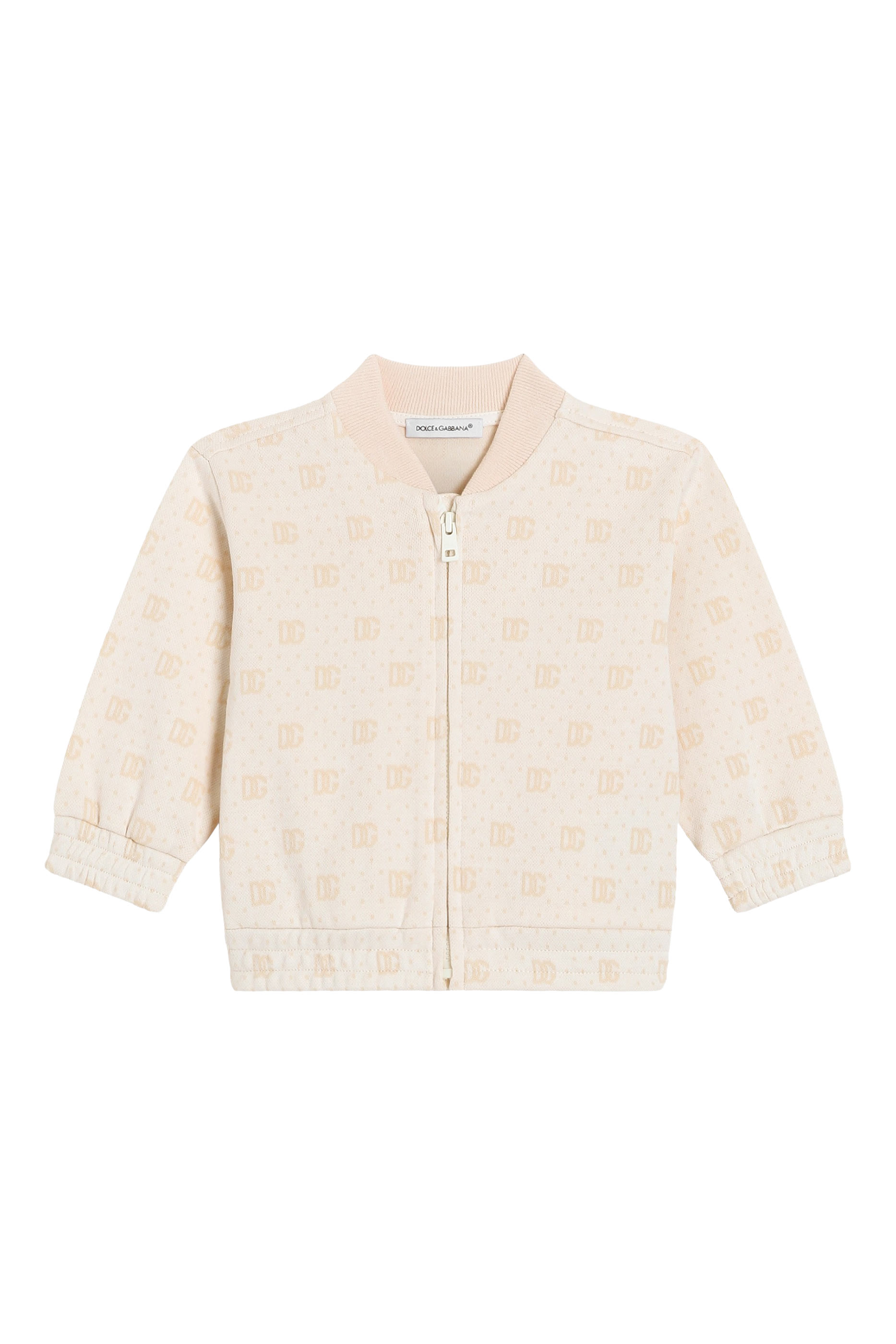 Kids DG Jacquard and Polka Dot Sweatshirt