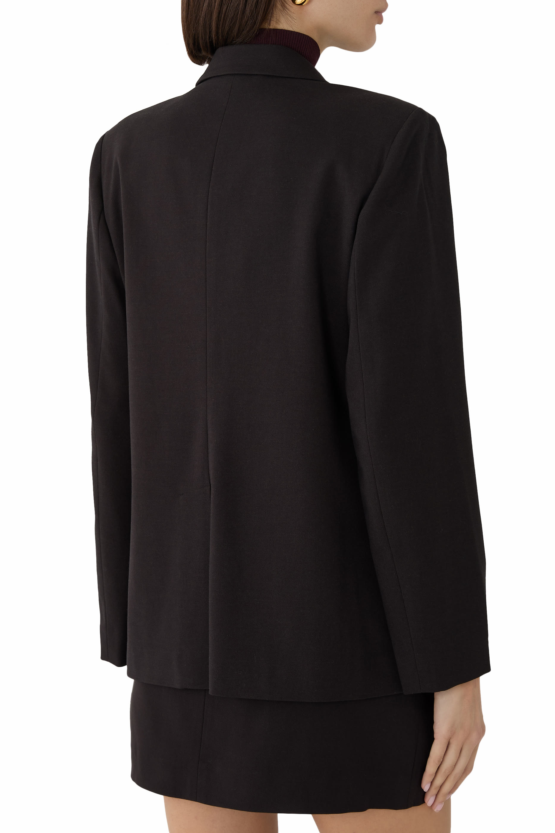 Single-Breasted Jacket With One Button