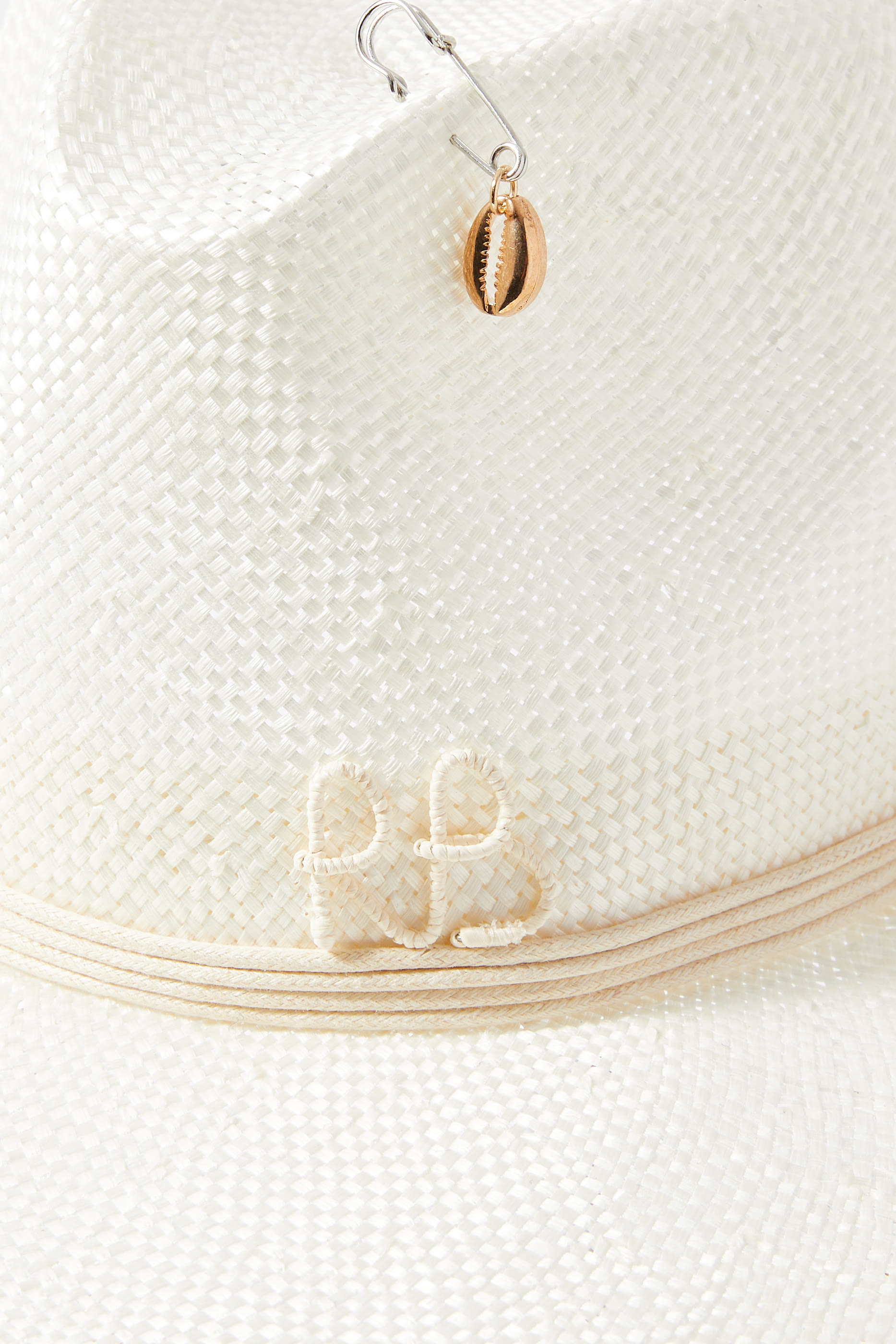 Pierced Chain Strap Fedora Hat