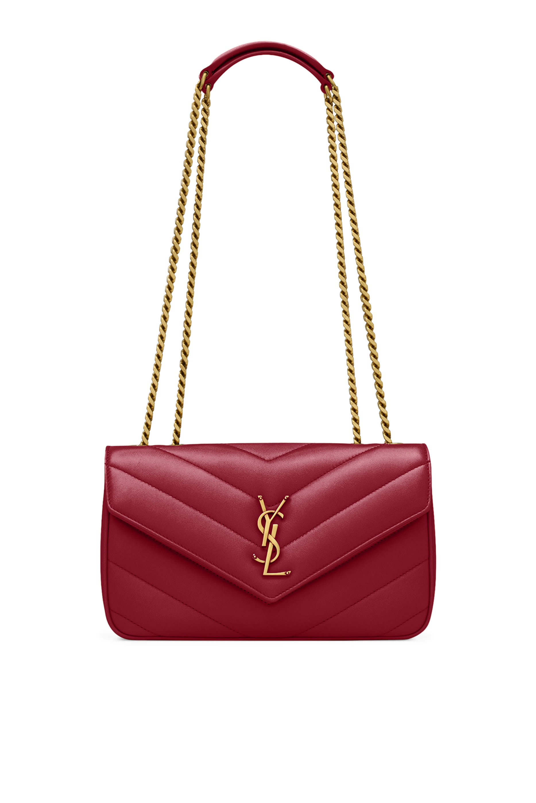Loulou Small Handbag in Matelass&eacute; Lambskin