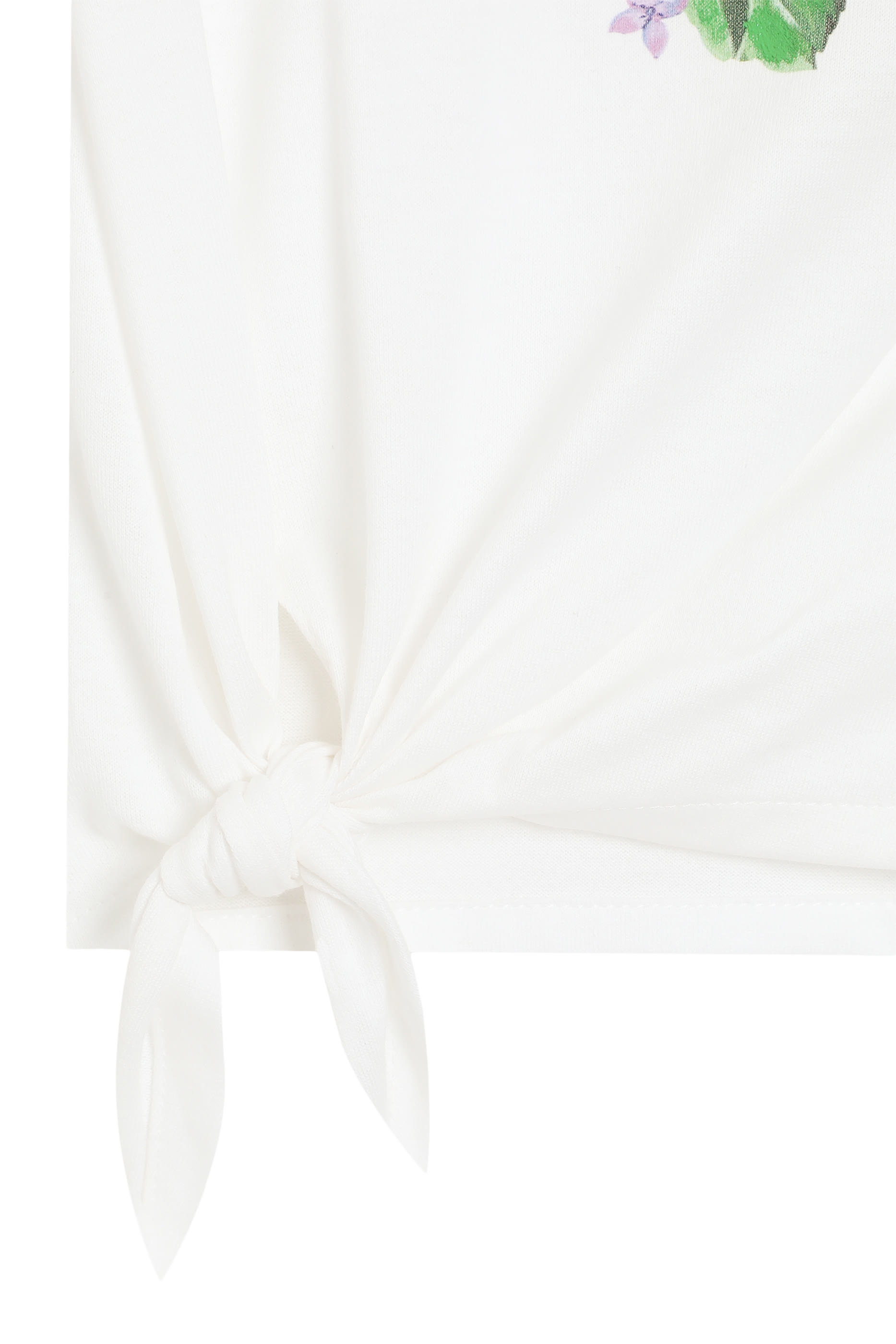 Kids Jersey T-Shirt with Flowers and DG Logo