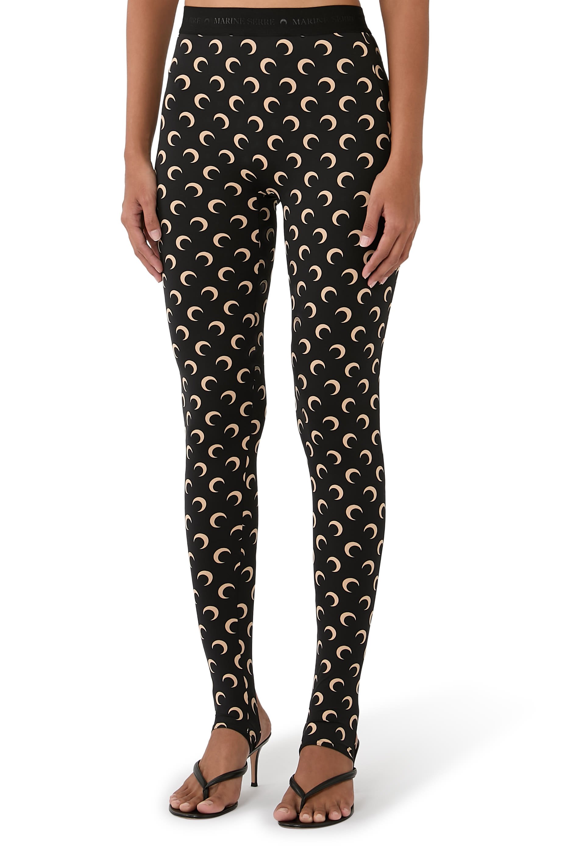 Fuseaux Moon Printed Leggings