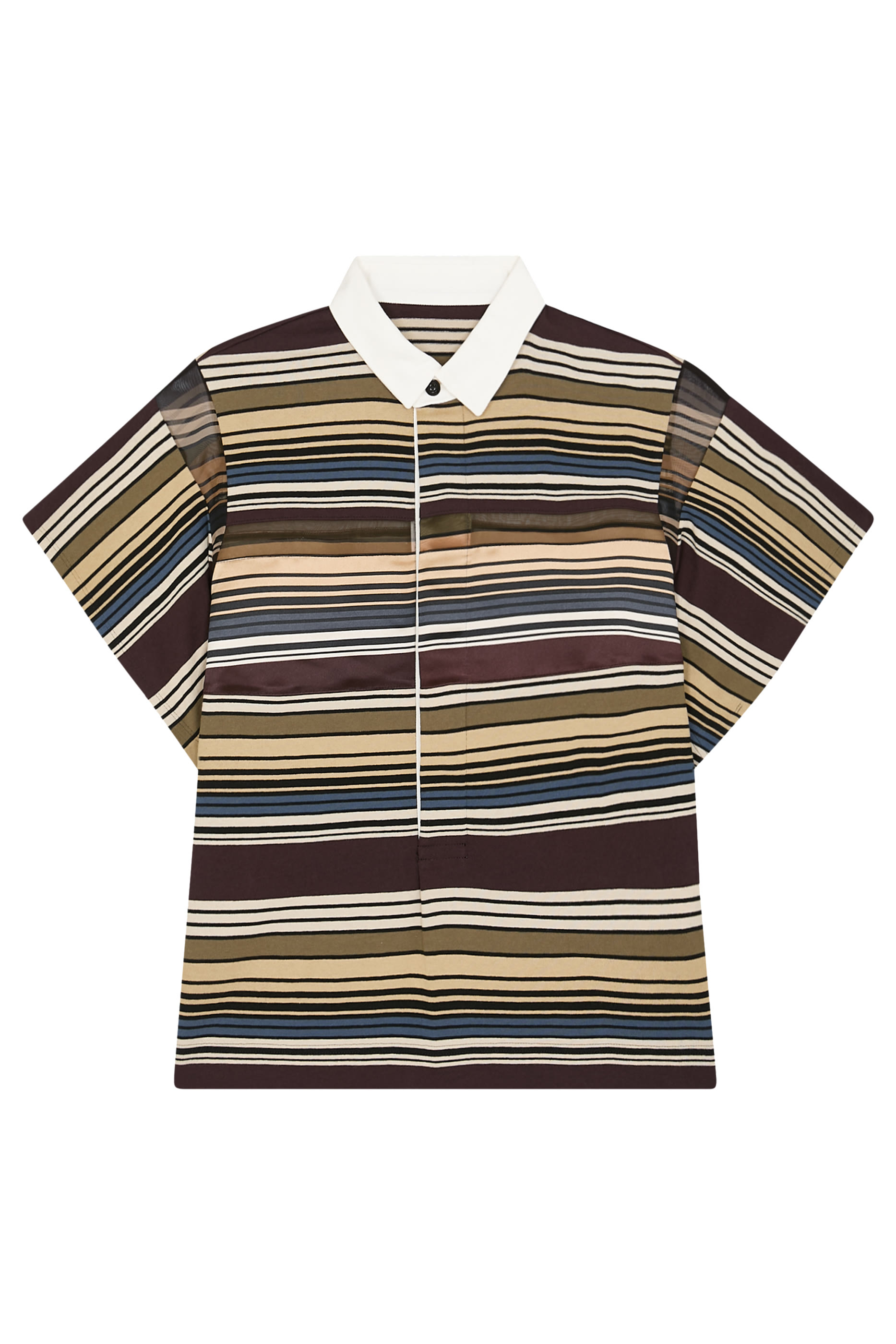 Horizontal Stripe Polo Shirt