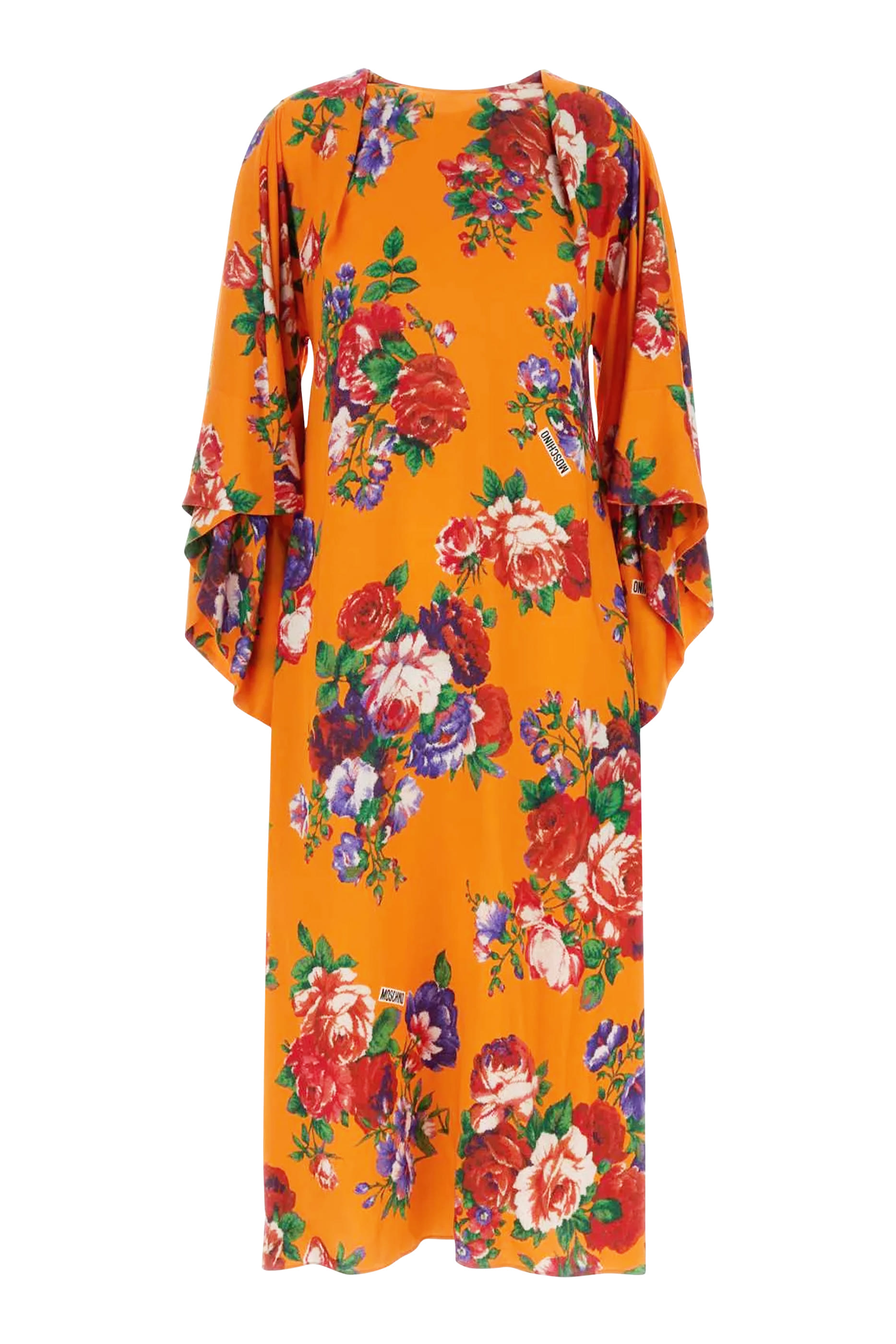 All-Over Flowers Print Maxi Dress