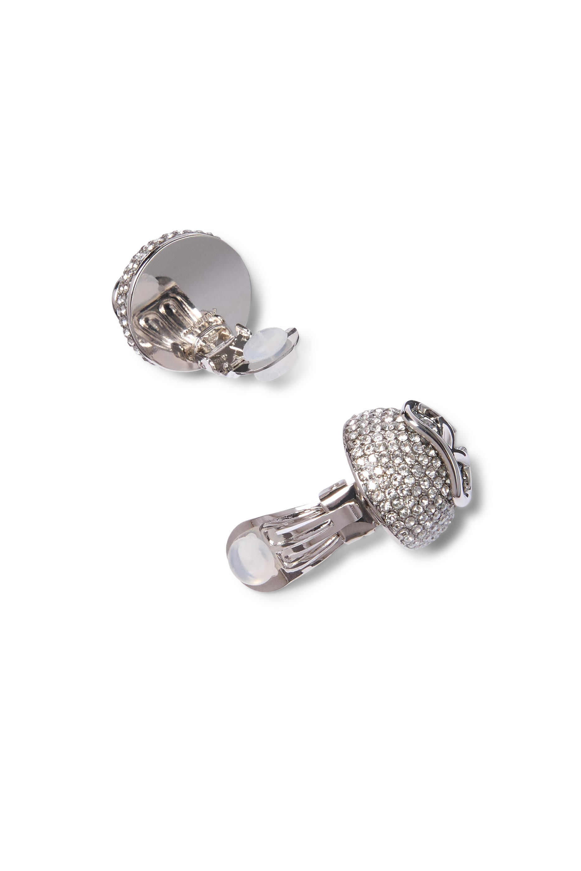 VLogo Signature Metal and Swarovski&reg; Crystal Earrings 