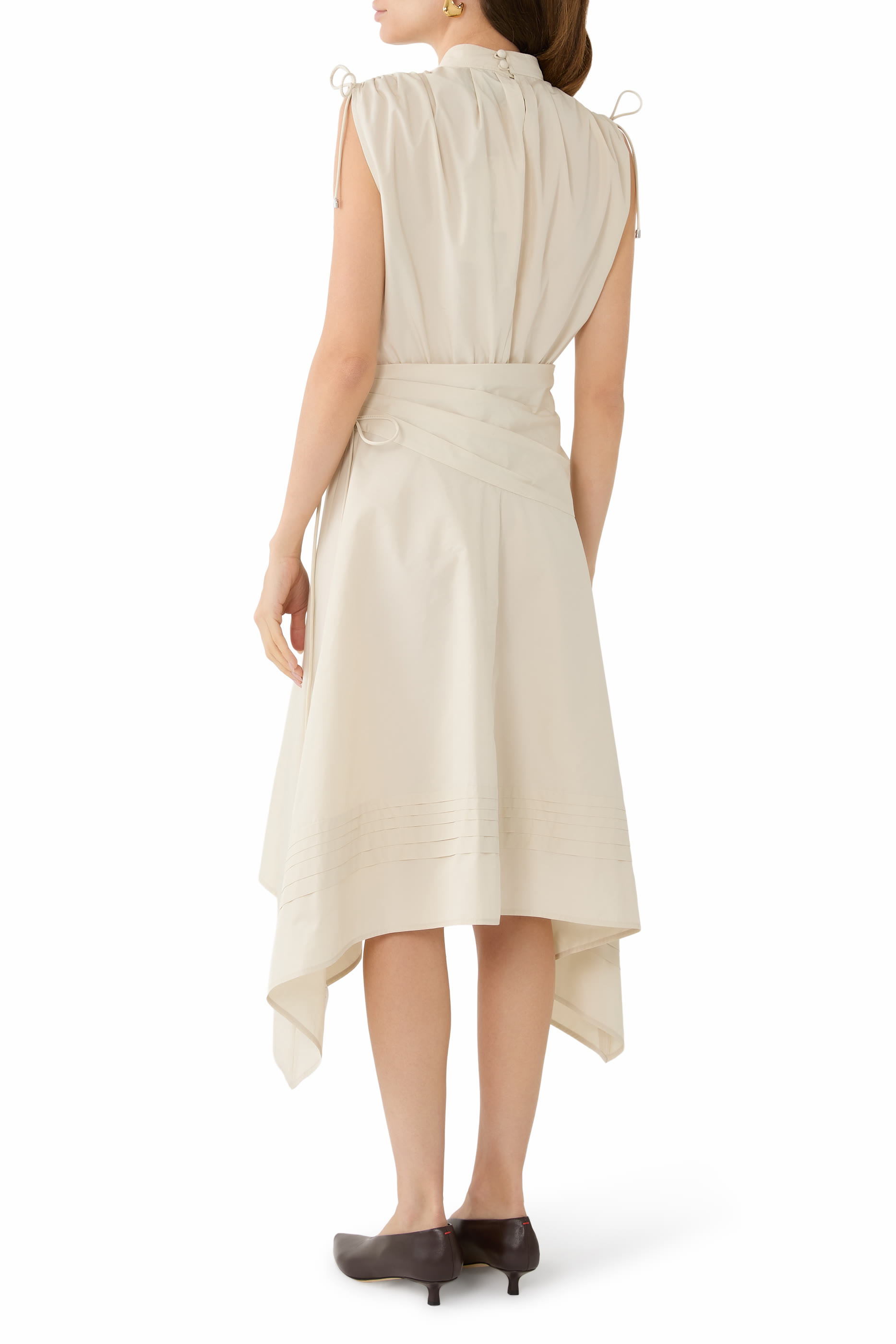 Ruched Handkerchief Dress