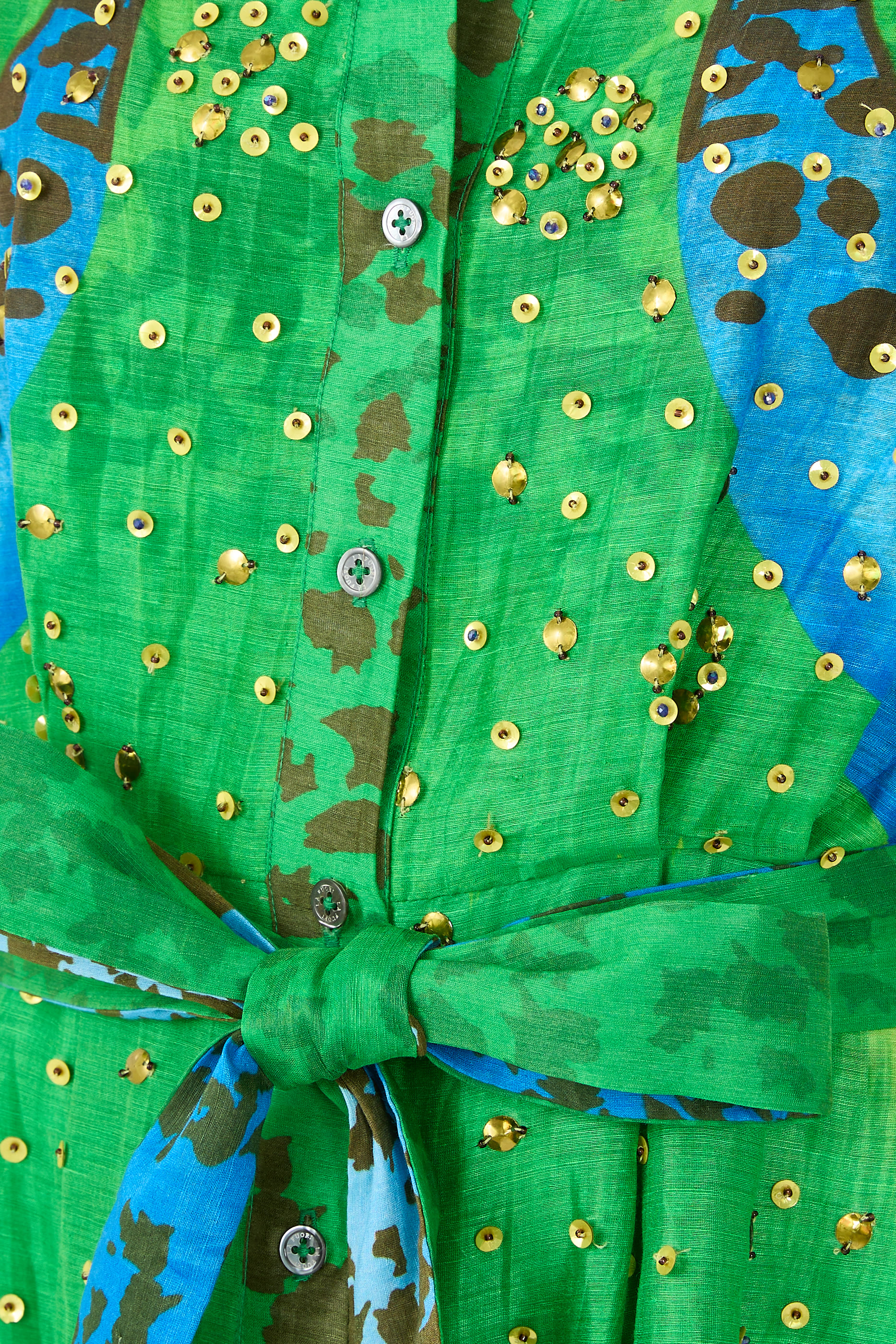  Verde Forest Shirt Dress 