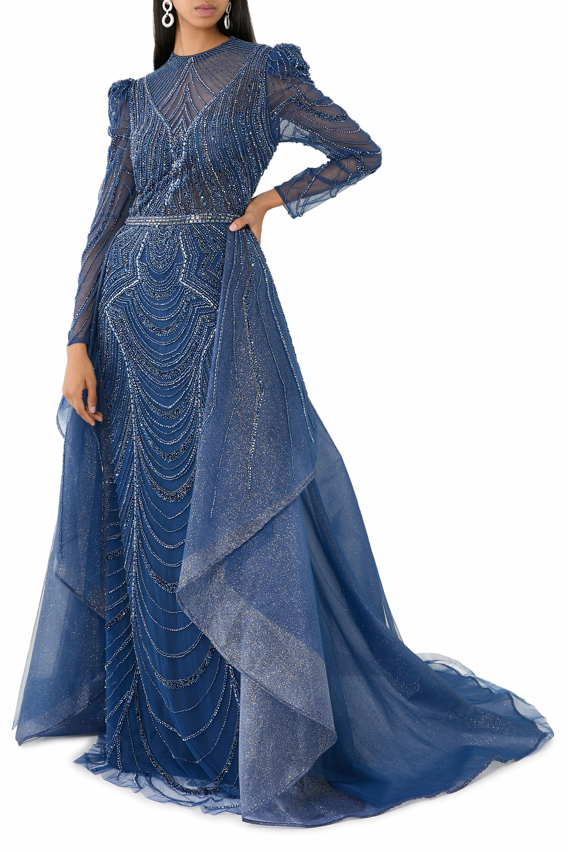 Embellished Evening Gown