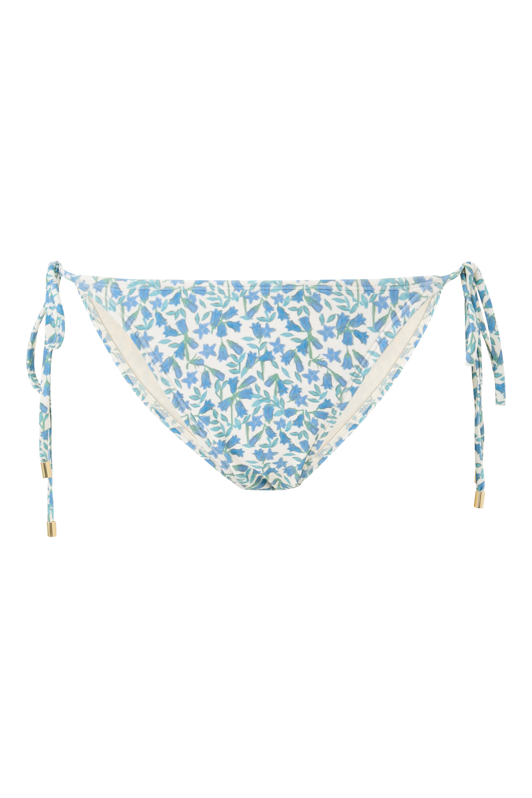 Printed String Bikini Bottoms