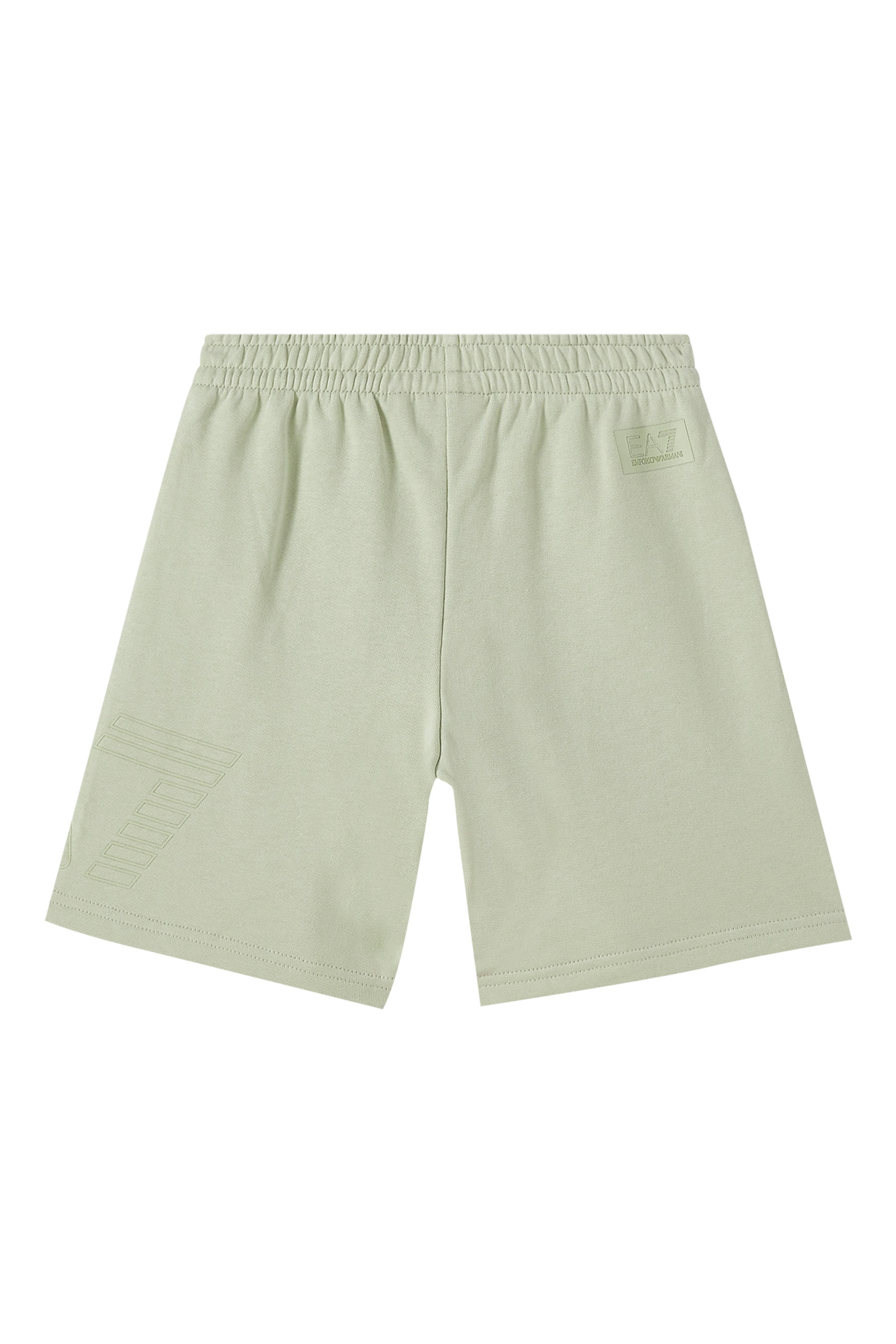 Kids EA7 Train Logo Series Shorts